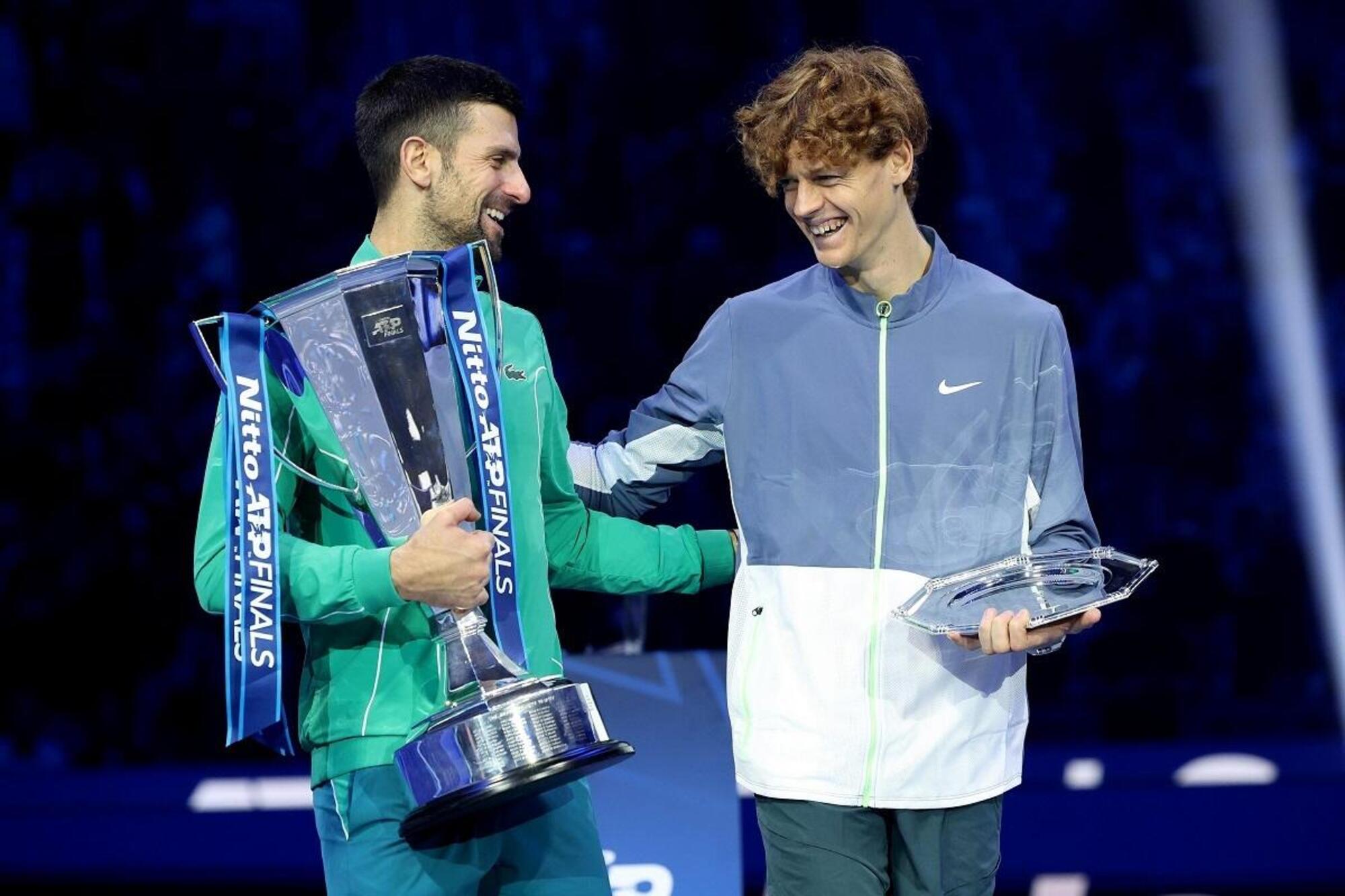 Jannik Sinner e Novak Djokovic