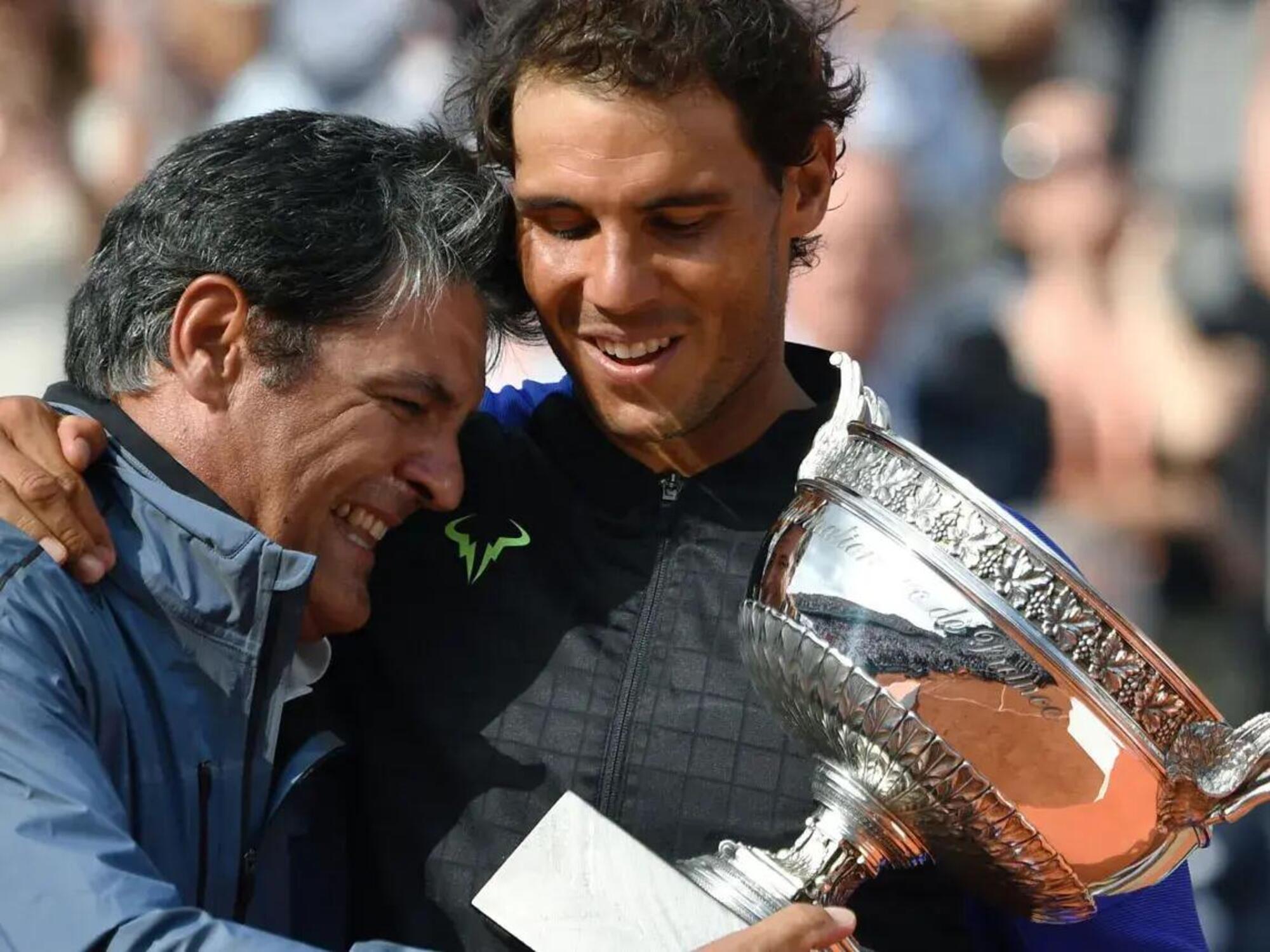 Nadal con lo zio Tony