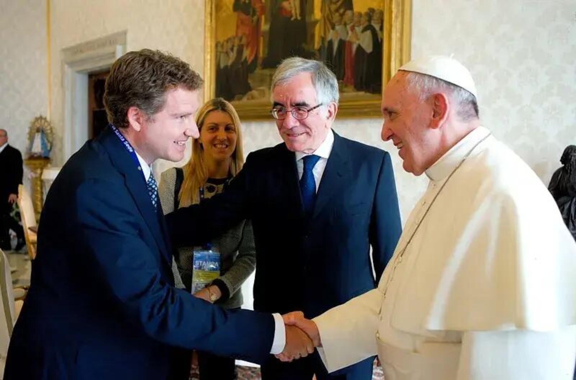 Edward Pentin e Papa Francesco