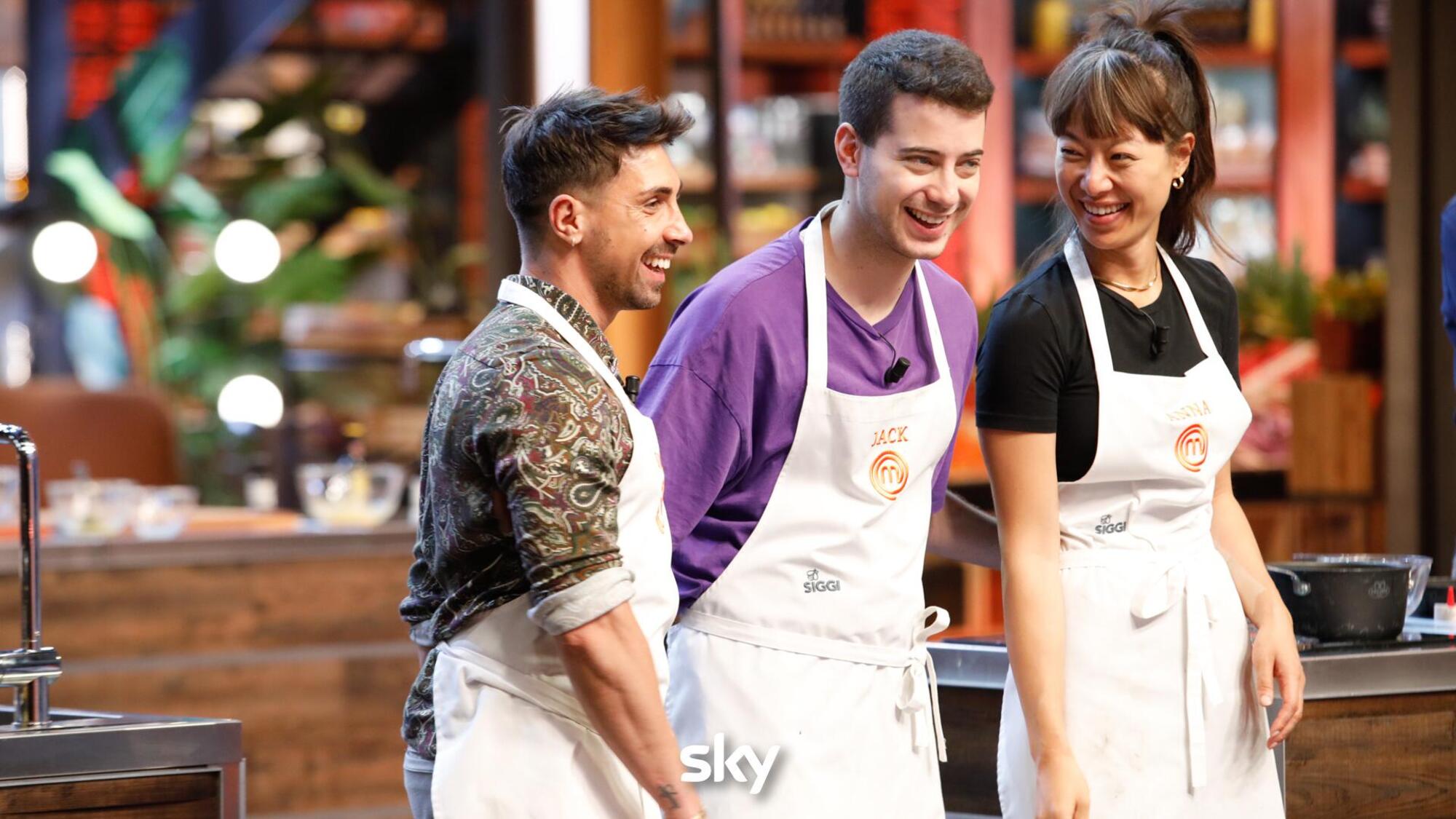 I tre finalisti: Simone, Jack e Anna