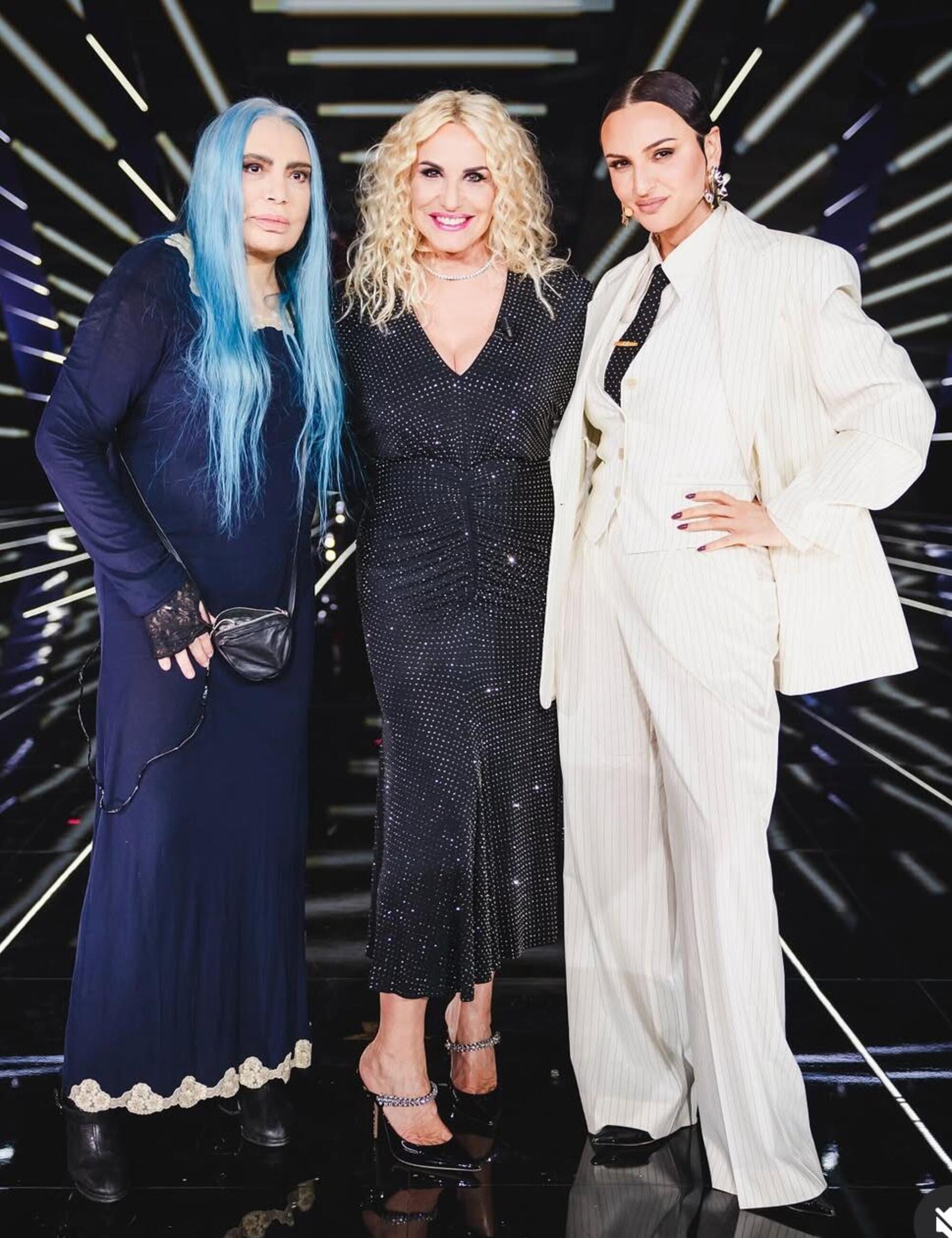 Loredana Bertè, Antonella Clerici e Arisa a The Voice Senior