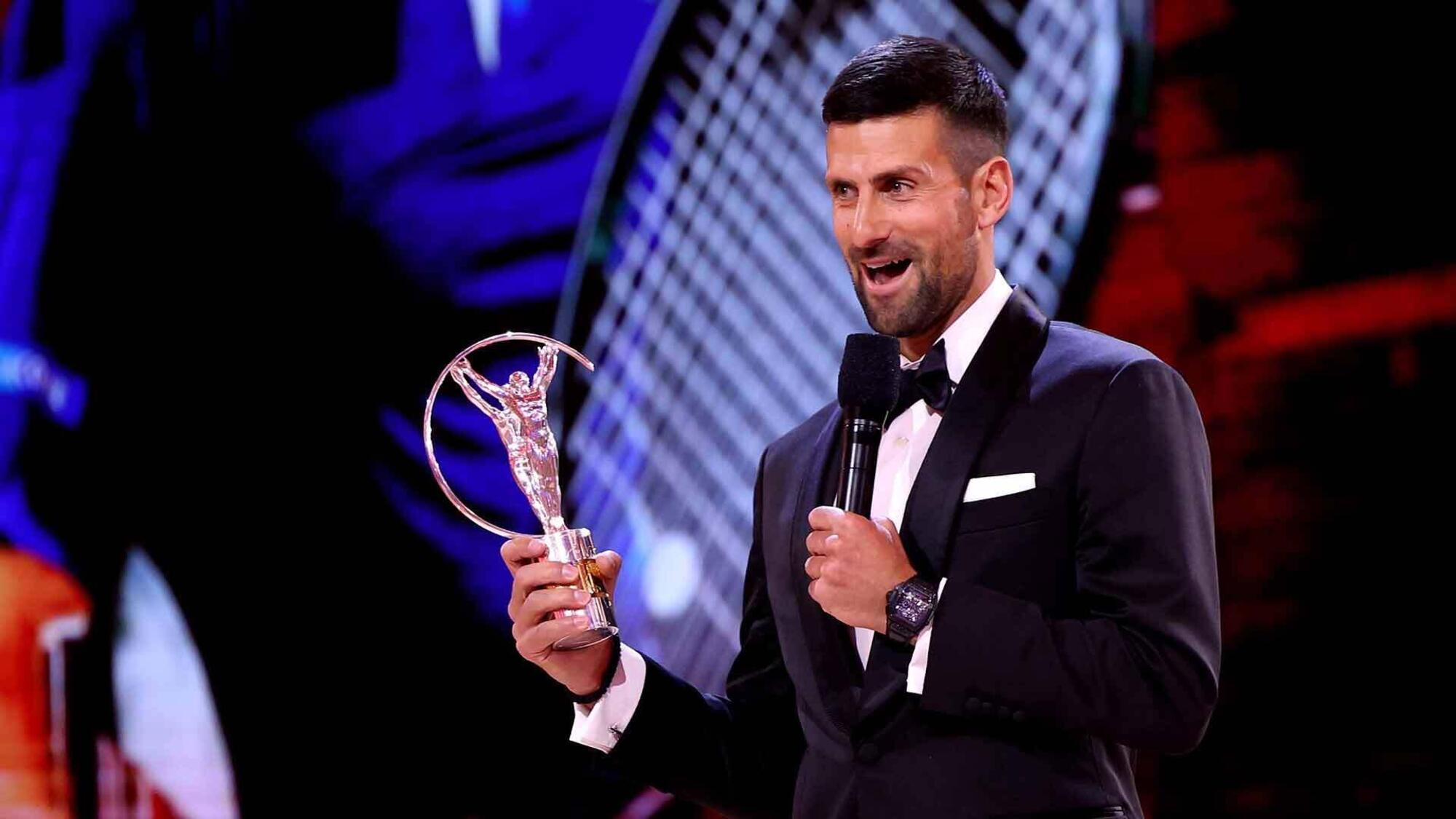 2024- Novak Djokovic. Laureus World Sportsman of the Year Award