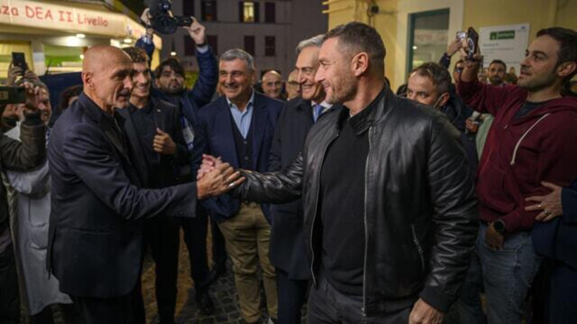 Il momento in cui Totti e Spalletti hanno chiarito