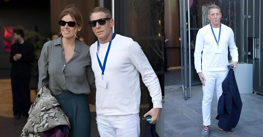 Lapo Elkann con la moglie Joana: scarpe tricolori, ma ha perso il sorriso? C&rsquo;entra la guerra per l&rsquo;eredit&agrave; Agnelli con la madre Margherita? O sono solo le foto della Fashion Week di Parigi?