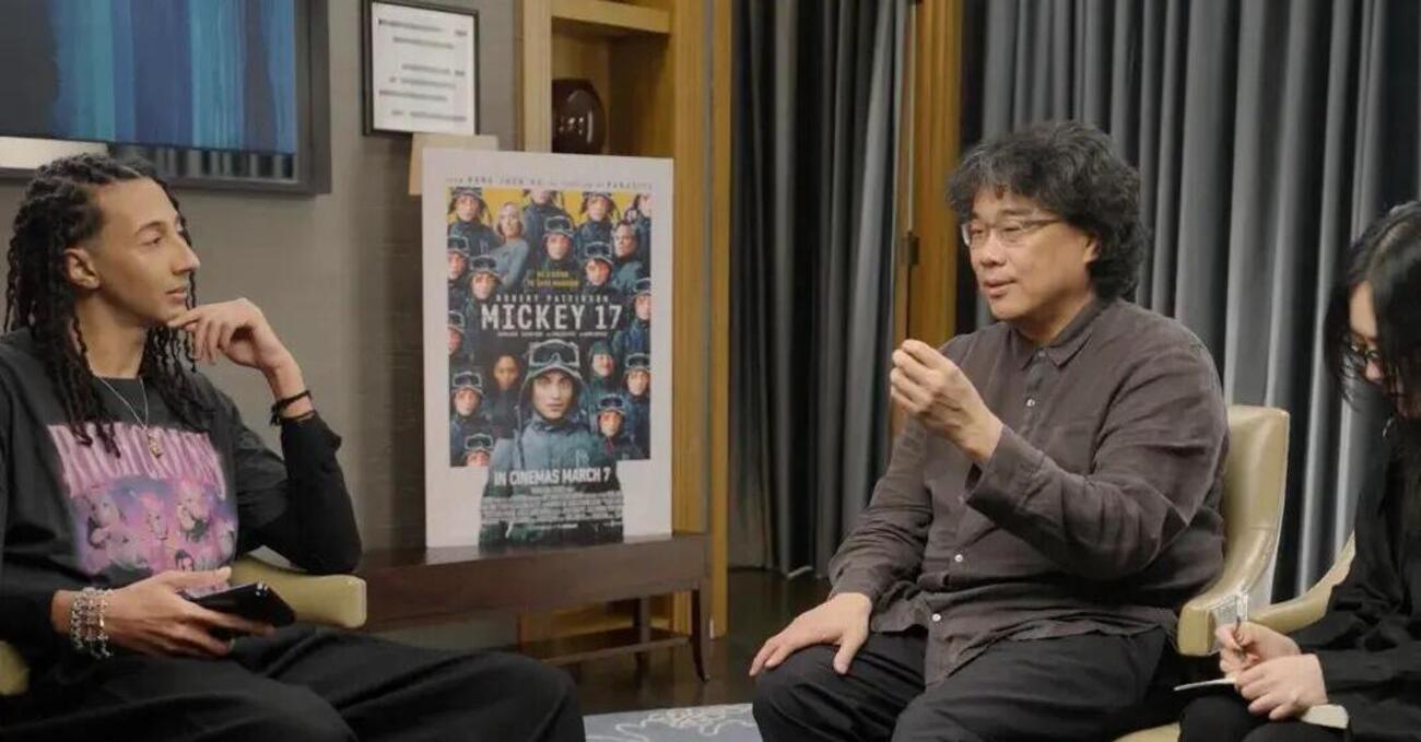 Perch&eacute; tutti criticano Ghali che intervista Bong Joon-ho sul film Mickey 17? Ma fa domande pi&ugrave; interessanti della maggior parte dei giornalisti...