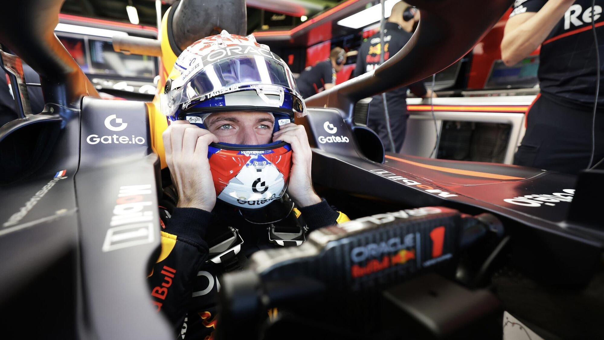 Max Verstappen poco prima dell&#039;inizio delle FP1 in Australia