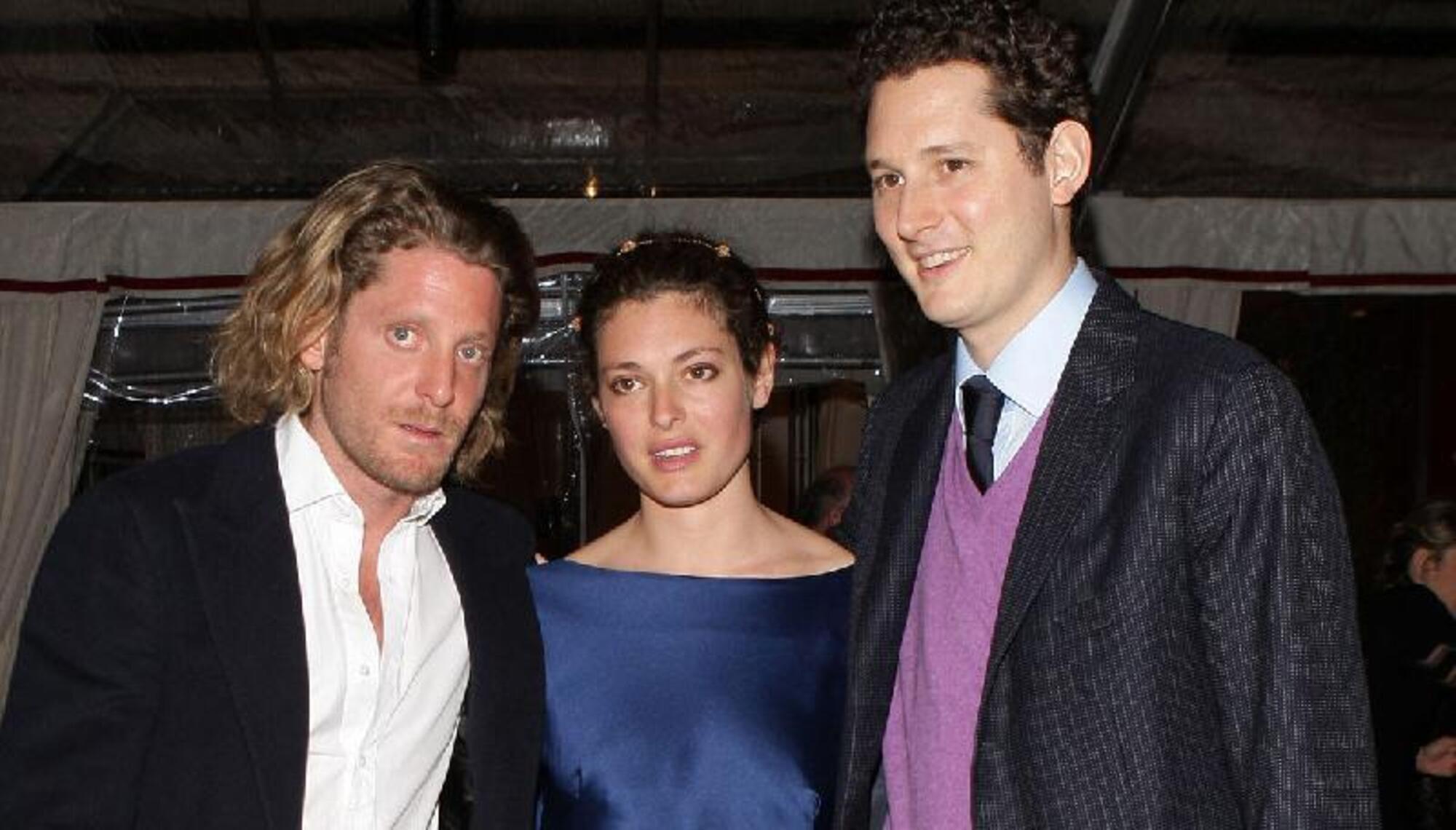 Lapo, Ginevra e John Elkann