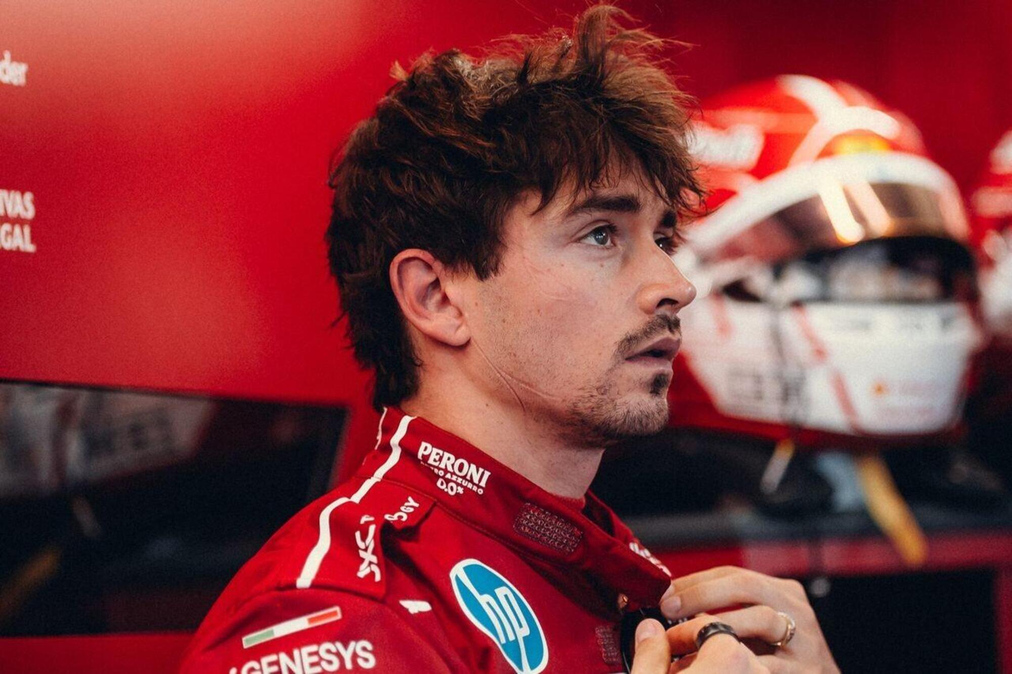 Charles Leclerc durante il weekend del Gran Premio d'Australia