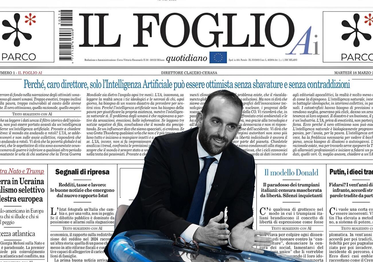 Abbiamo letto Il Foglio AI di Cerasa, ma com&rsquo;&egrave;? Una paraculata e un saggio di boomerismo giornalistico, fra uso dell&rsquo;intelligenza artificiale troppo superficiale e articoli senza identit&agrave;. Ce n&rsquo;era bisogno?