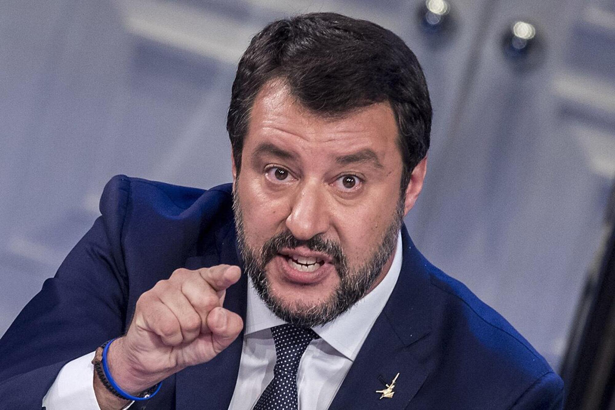 Il leader della Lega Matteo Salvini