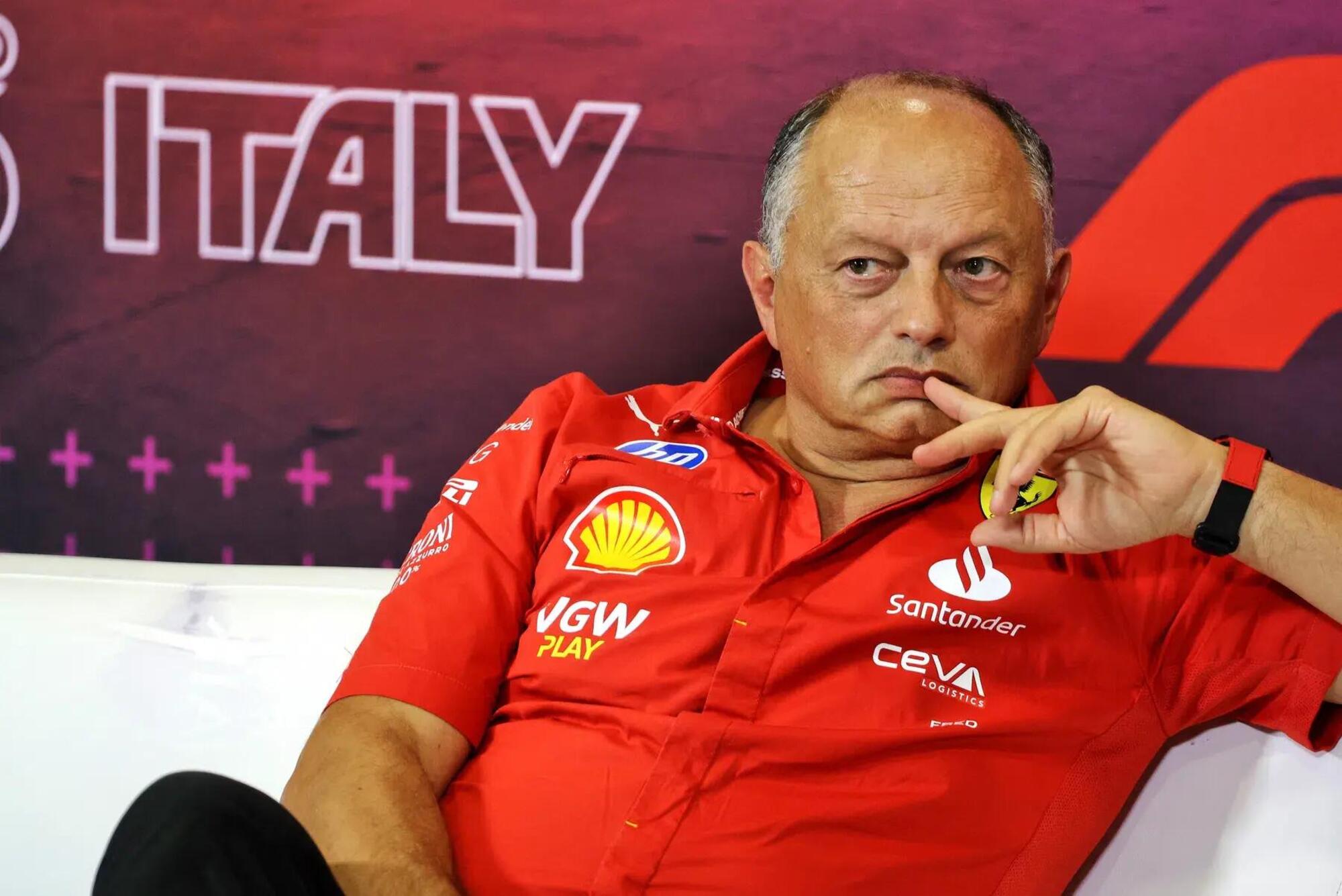 Fred Vasseur, il team principal della Ferrari