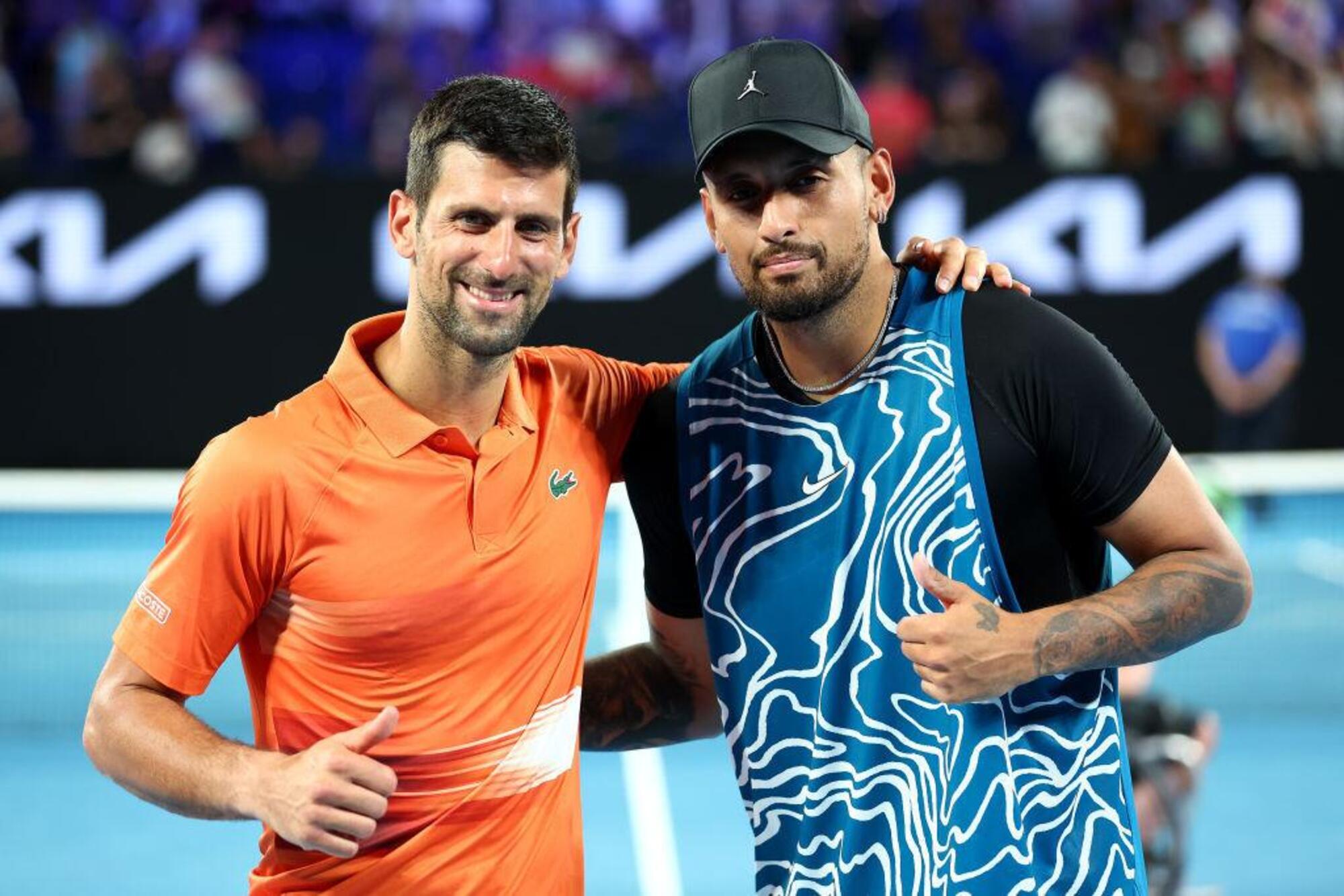 Kyrgios e Djokovic