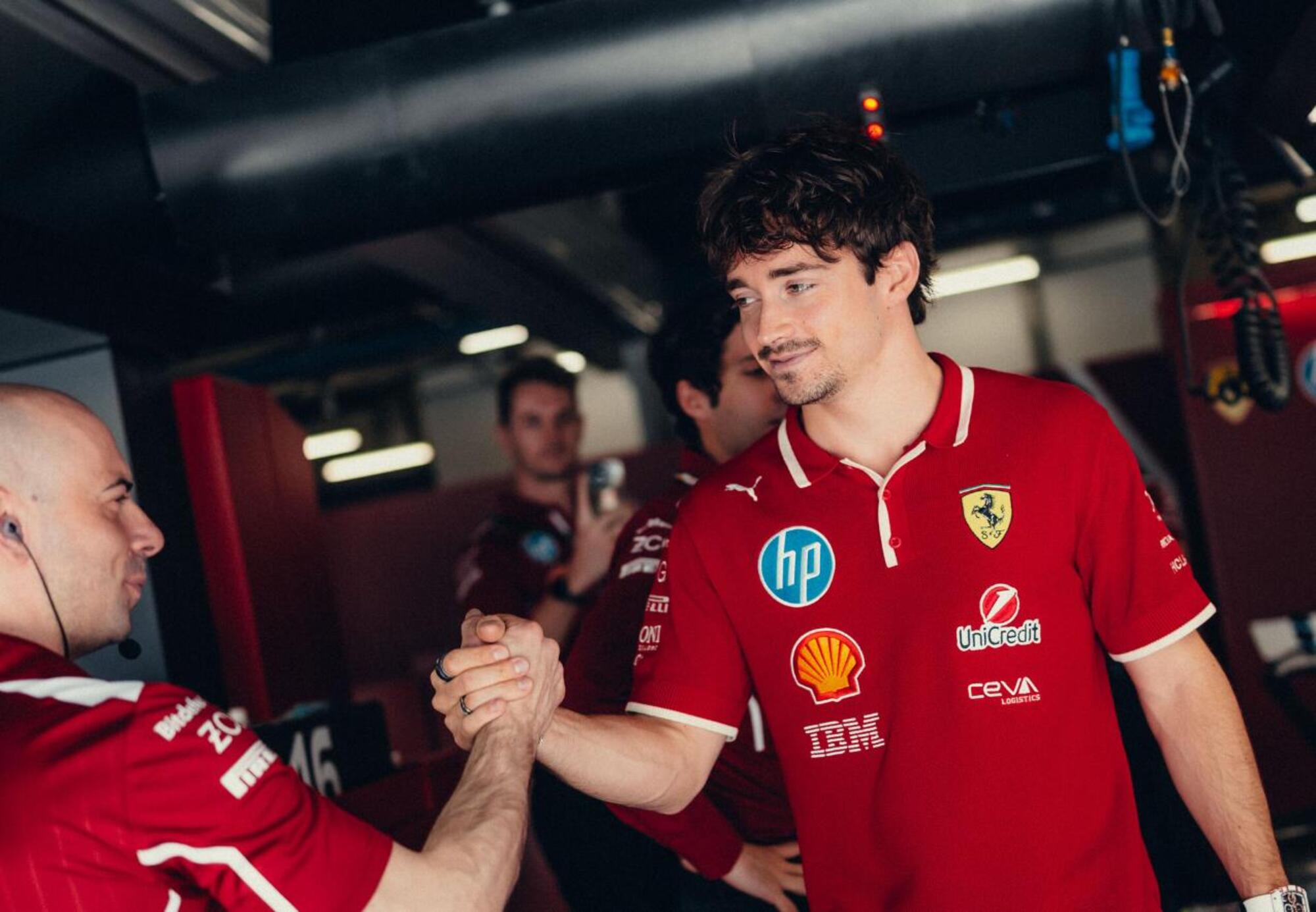 Charles Leclerc durante il Gran Premio della Cina