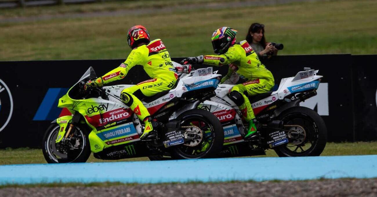 Valentino Rossi vuo&rsquo; fa&rsquo; l&rsquo;americano: per Fabio Di Giannantonio e Franco Morbidelli una sorpresa nel box del Texas