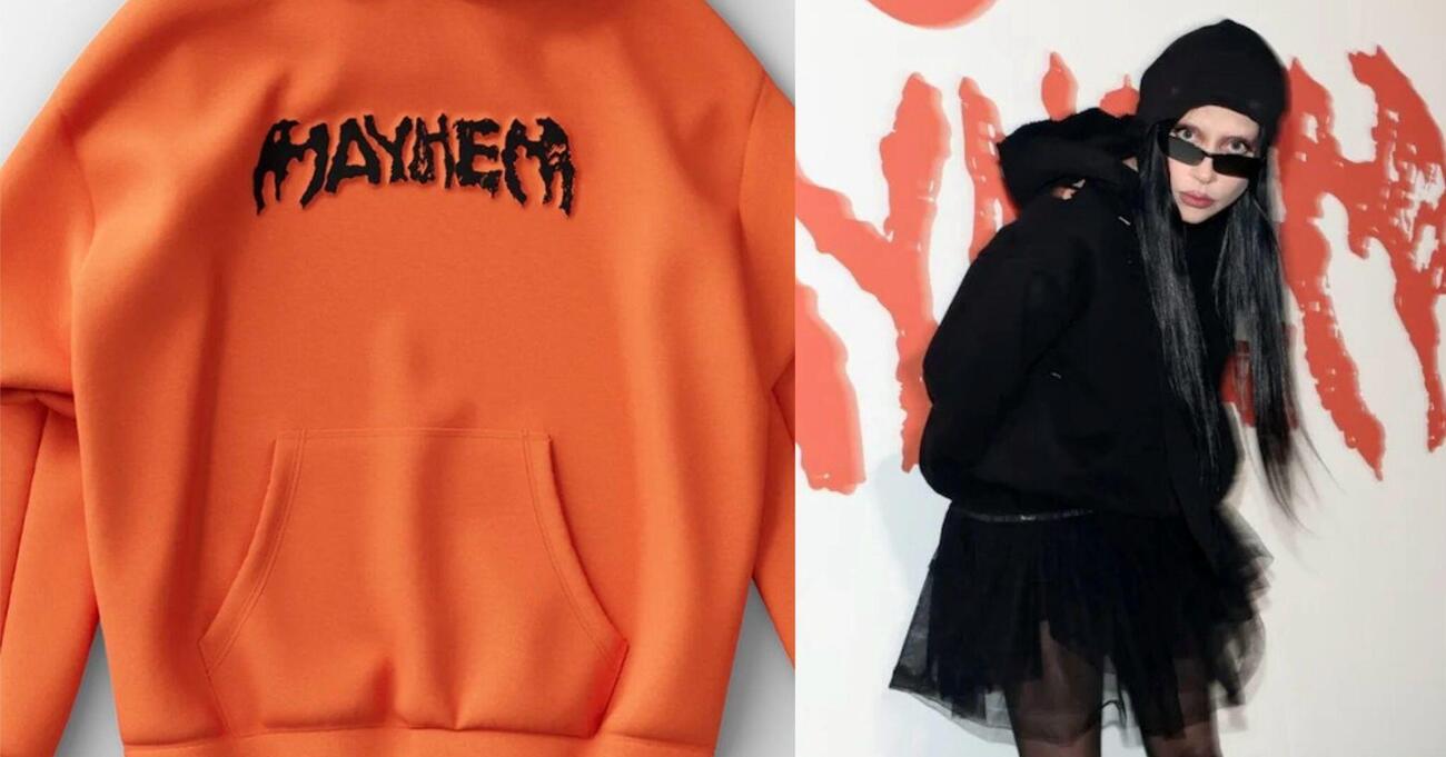 Davvero Lady Gaga ha plagiato il logo &quot;Mayhem&quot; di Lost International? La somiglianza c&#039;&egrave;, ma basta per chiedere 100 milioni di dollari? E c&#039;&egrave; un precedente legato al copyright...