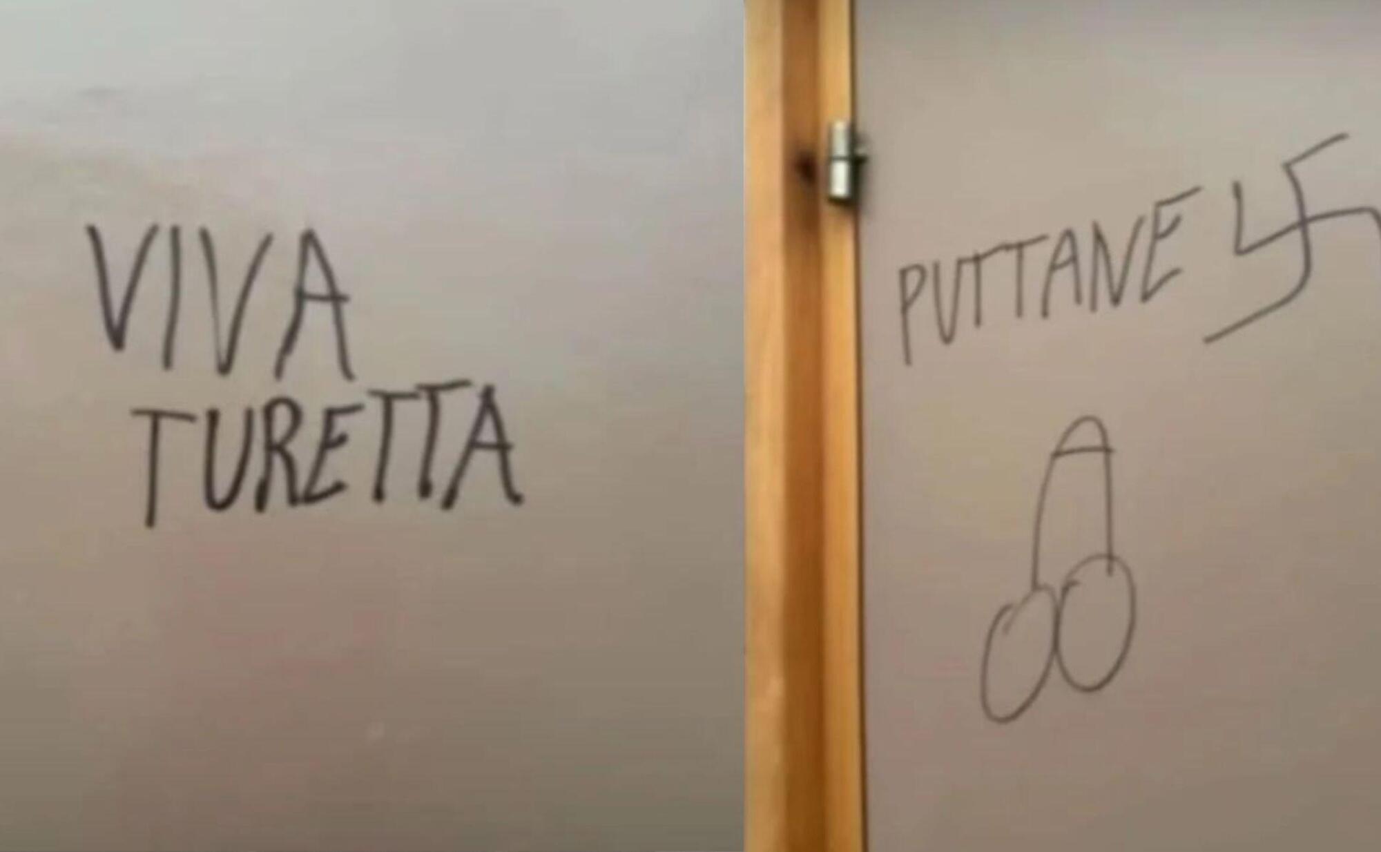 "Viva Turetta" nei bagni delle donne del liceo di Barletta