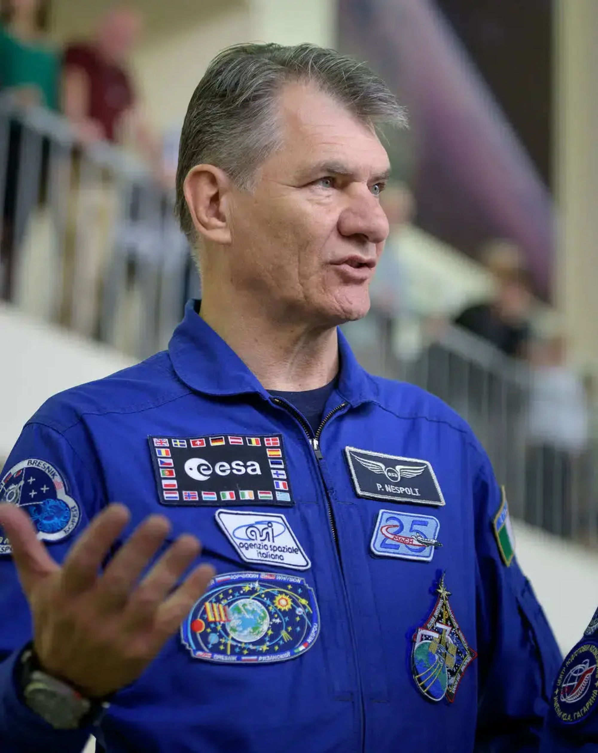 L'astronauta Paolo Nespoli