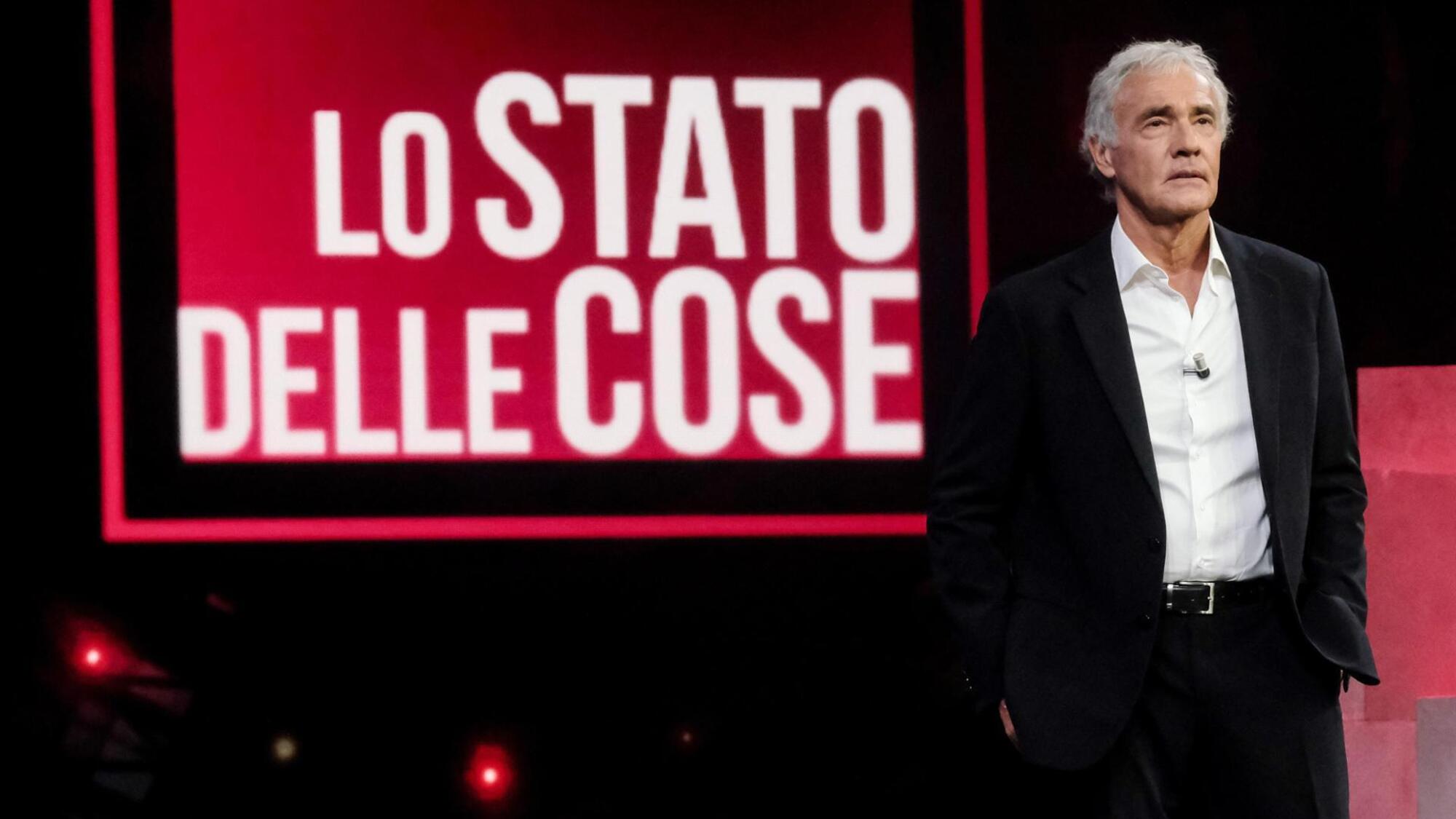 Massimo Giletti a "Lo Stato delle cose" su Rai 3
