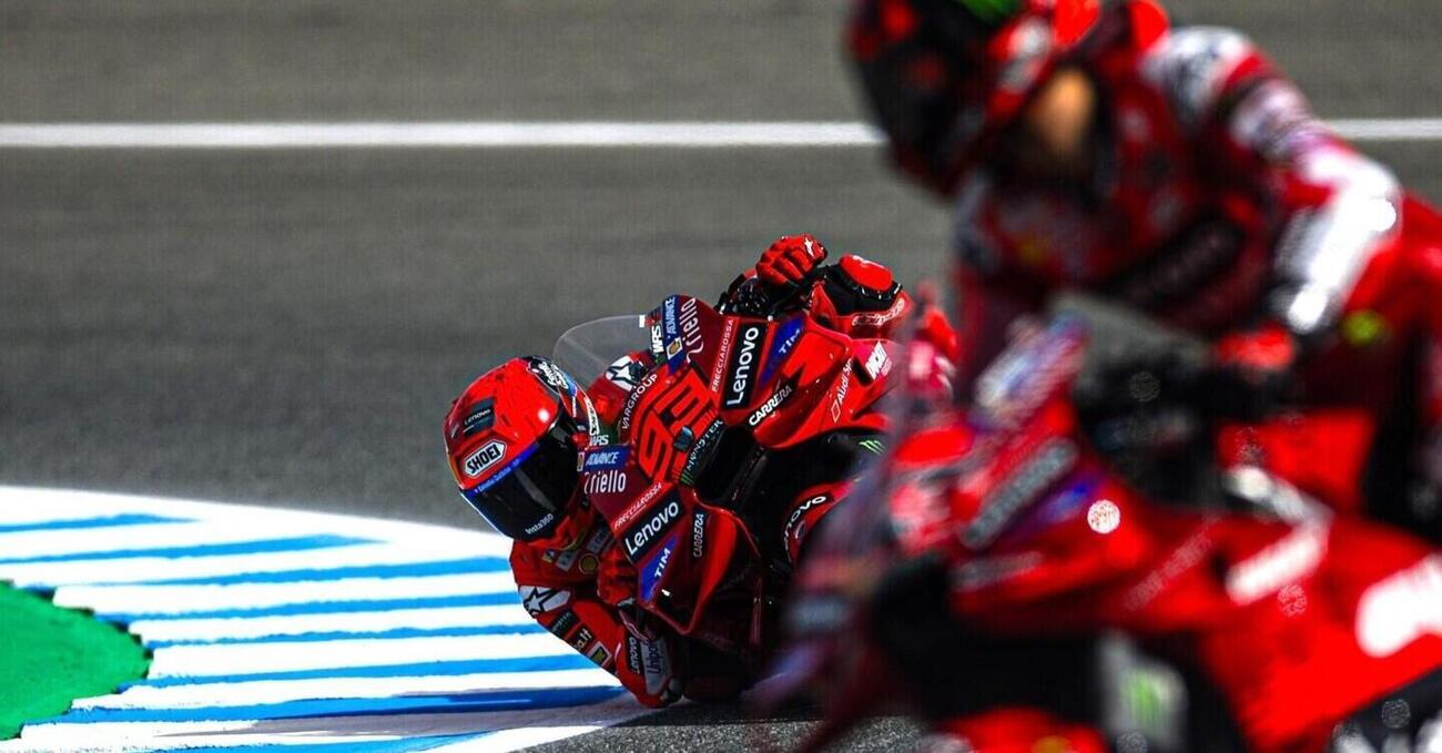 Nel sabato di Jerez, Marc Marquez e Ducati demoliscono quelli che &ldquo;il mondiale comincia in Europa&rdquo;. Dall&rsquo;Igna: &ldquo;Da Pecco mi aspettavo di pi&ugrave;&rdquo;