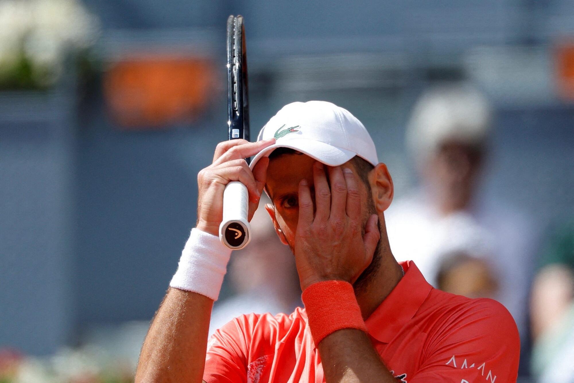 Djokovic dopo la sconfitta a Madrid