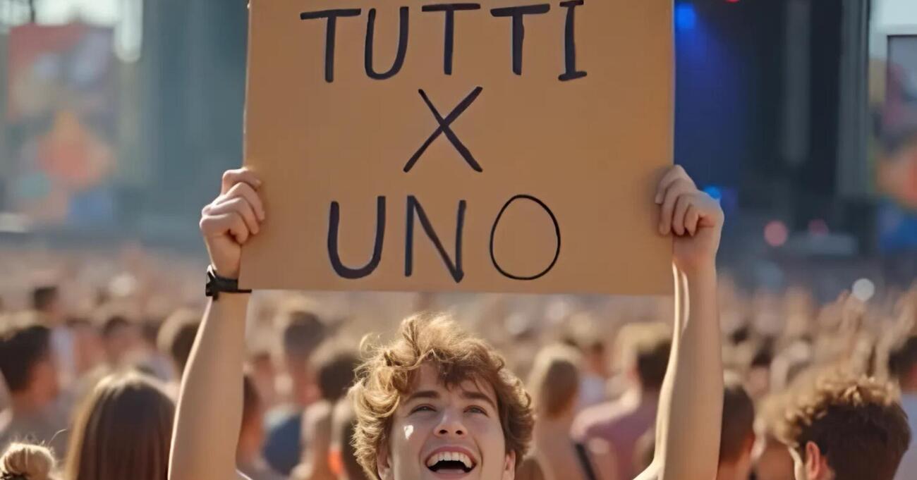 &ldquo;TUTTI X UNO&rdquo; SCEMPIO. Ma com&rsquo;&egrave; messa la Rai che fa spot video con l&rsquo;IA sul Concertone del primo maggio? Per la festa dei lavoratori, li taglia fuori. E il risultato &egrave; anche terribile: tutti x uno scempio?