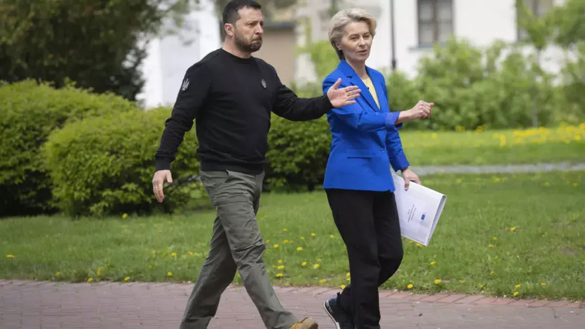 Zelensky e Von der Leyen