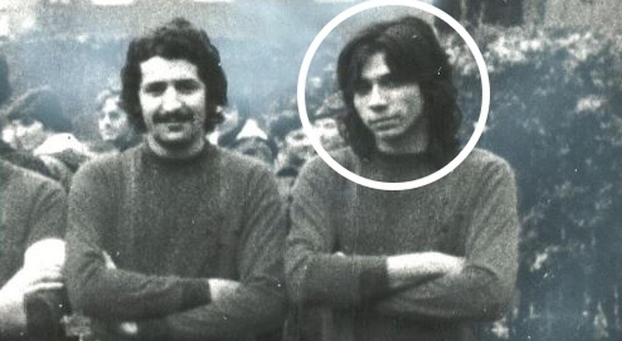 Sulla destra Sergio Ramelli