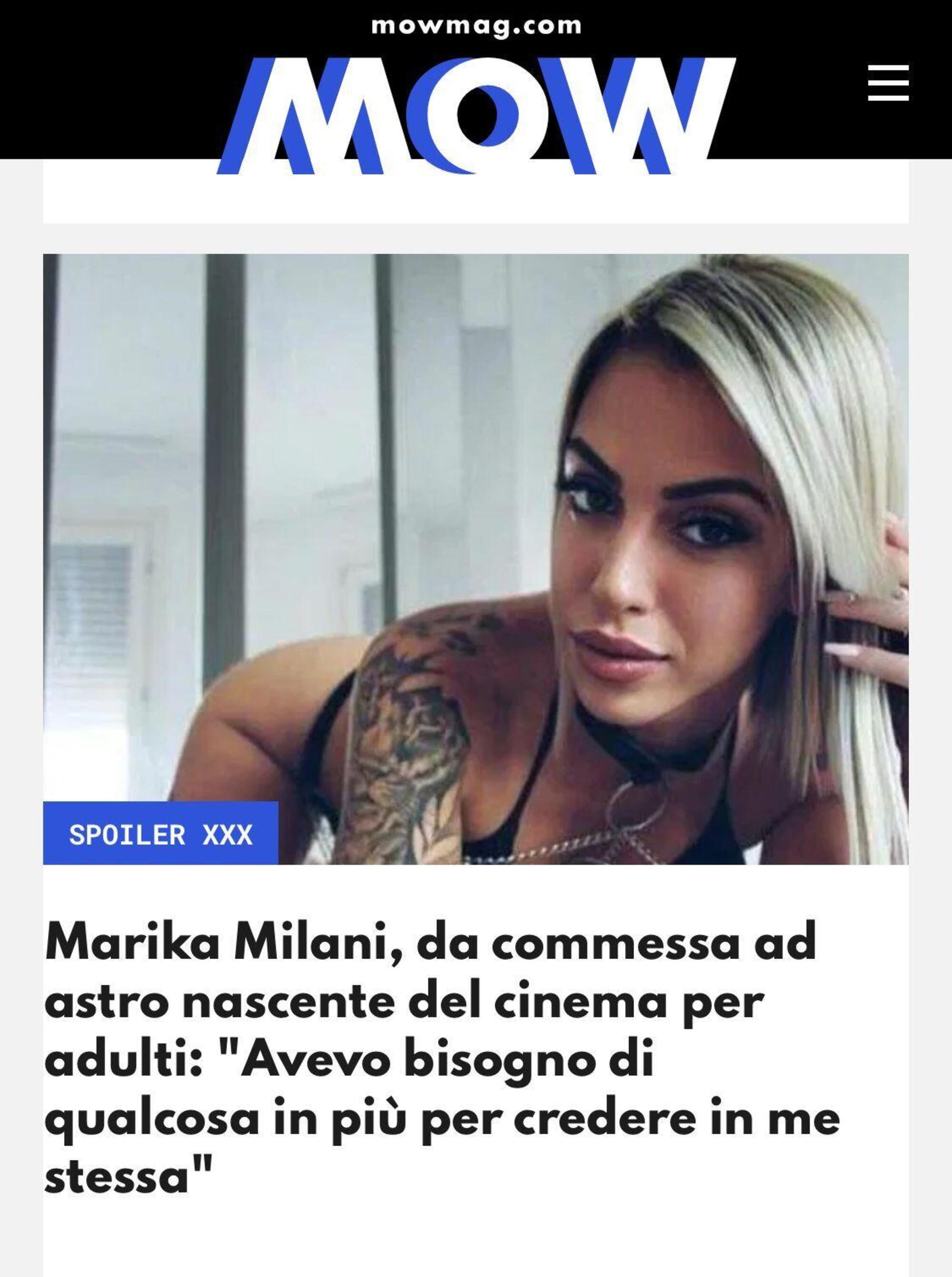L'intervista a Marika Milani del 2022