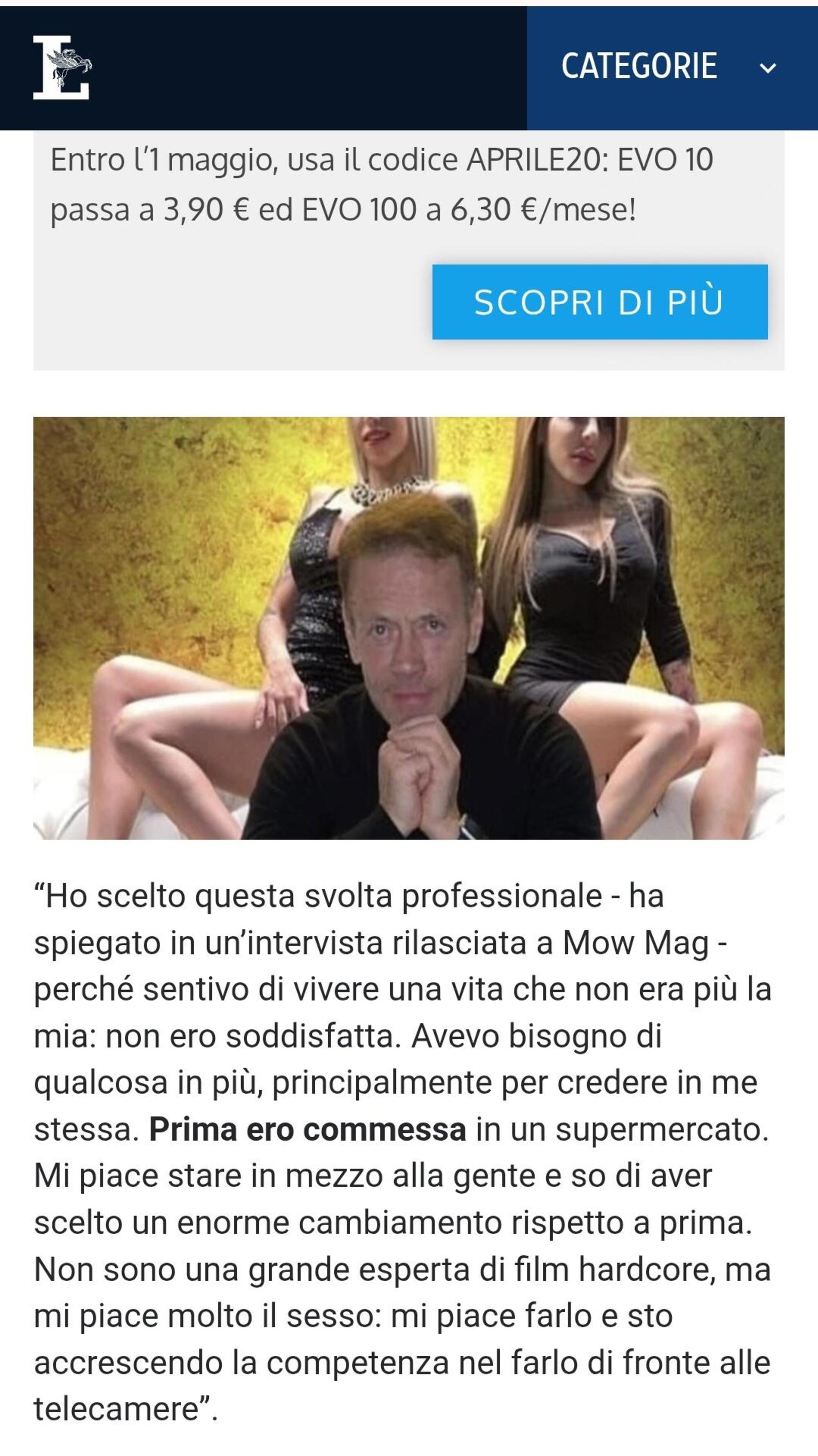 L'intervista di MOW ripresa da Libero