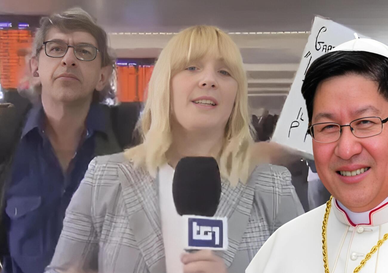 Cosa sa Gabriele Paolini che neanche i vaticanisti sanno sul conclave? &ldquo;Tagle nuovo Papa&rdquo;. Il disturbatore tv colpisce al Tg1...