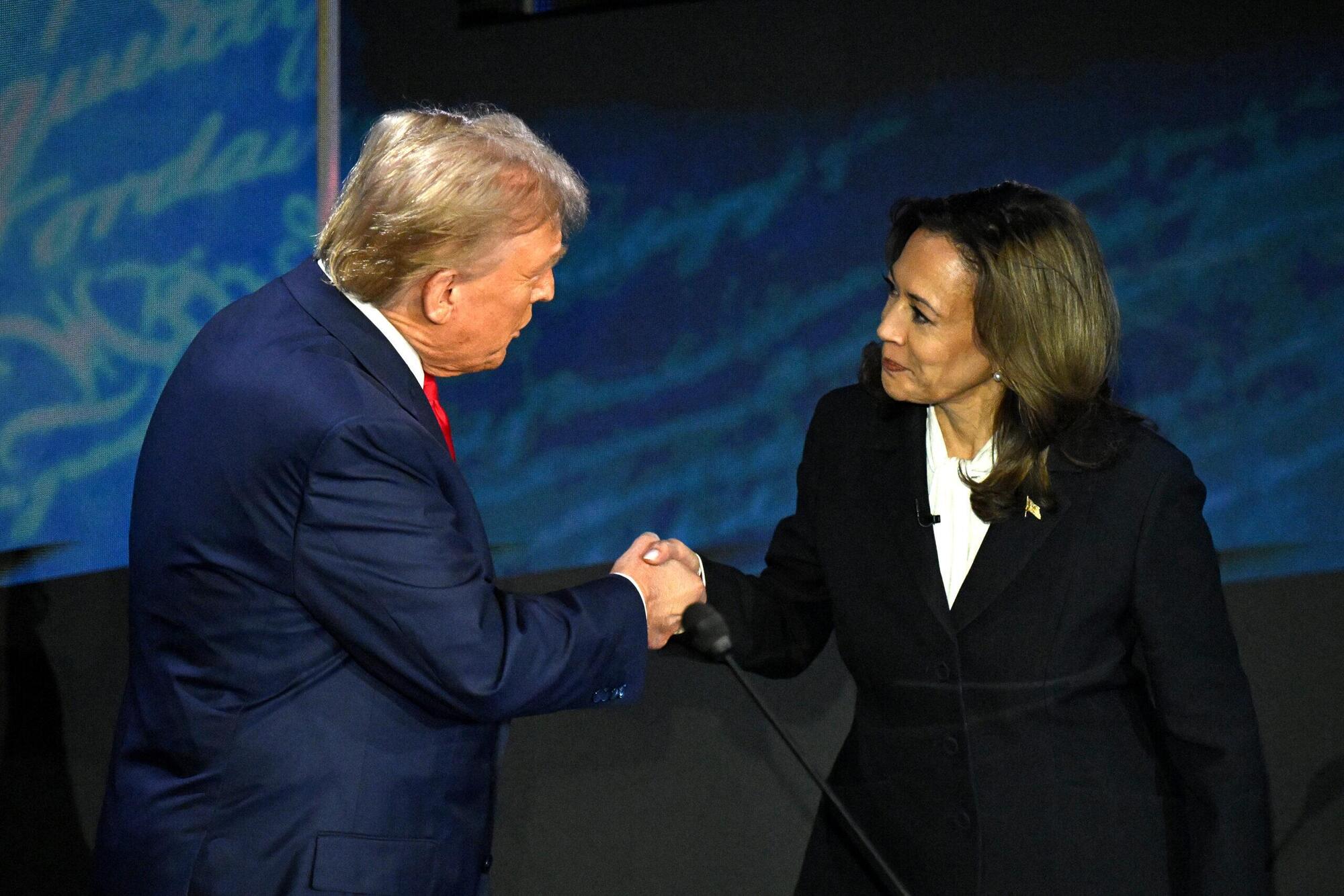 Donald Trump e Kamala Harris