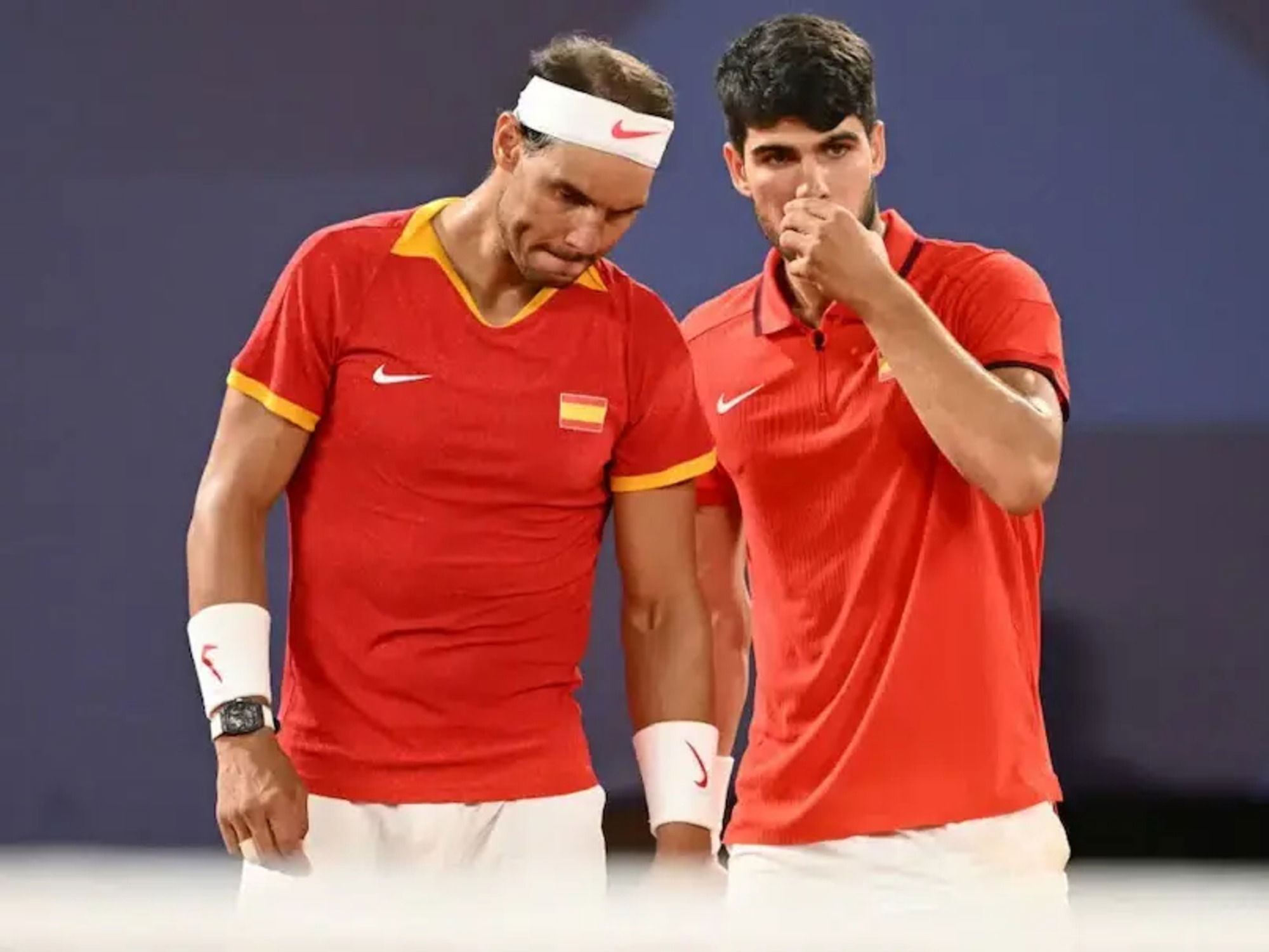 Carlos Alcaraz e Rafa Nadal