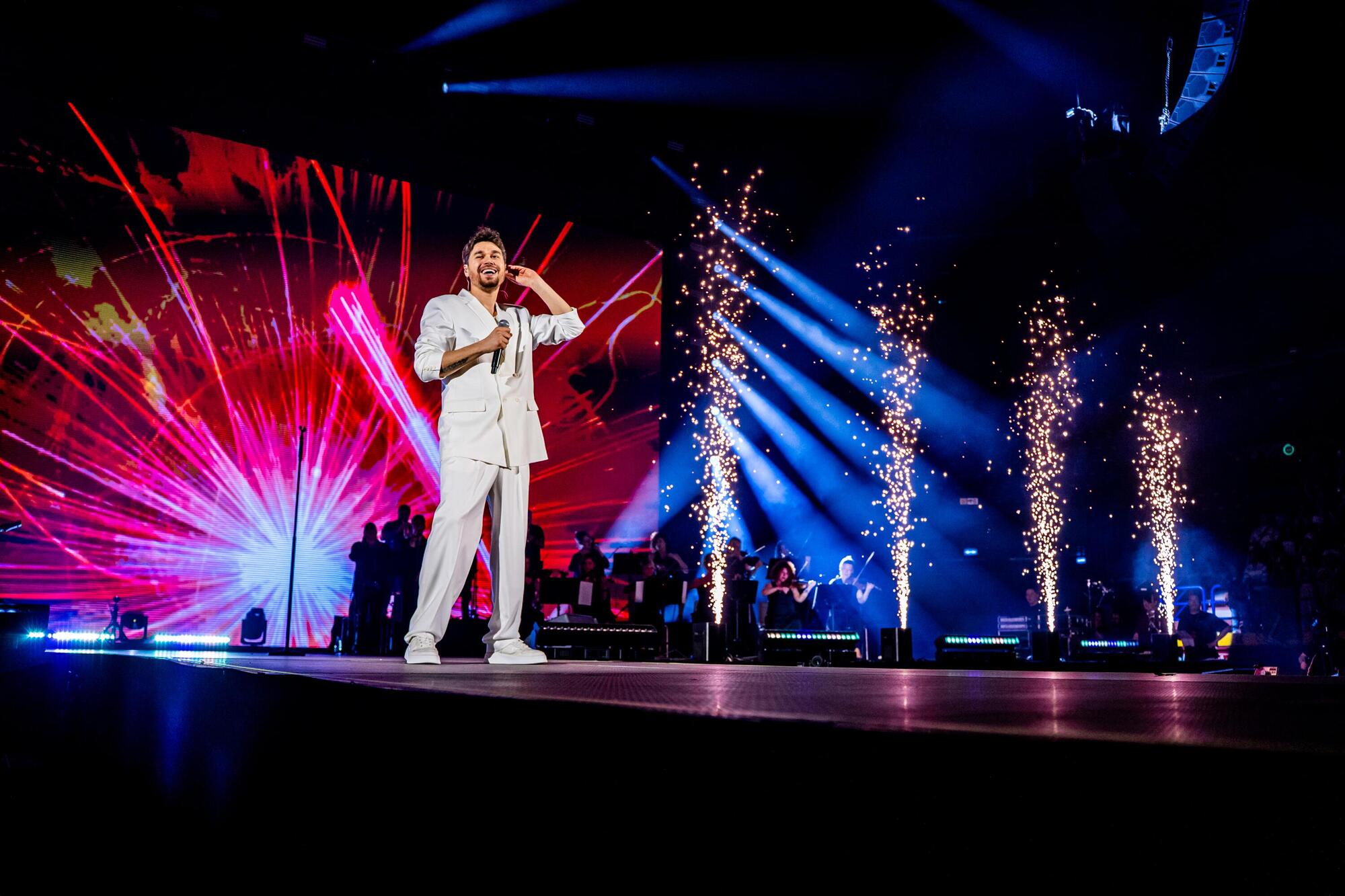 Alban Skënderaj all'Unipol Forum di Milano