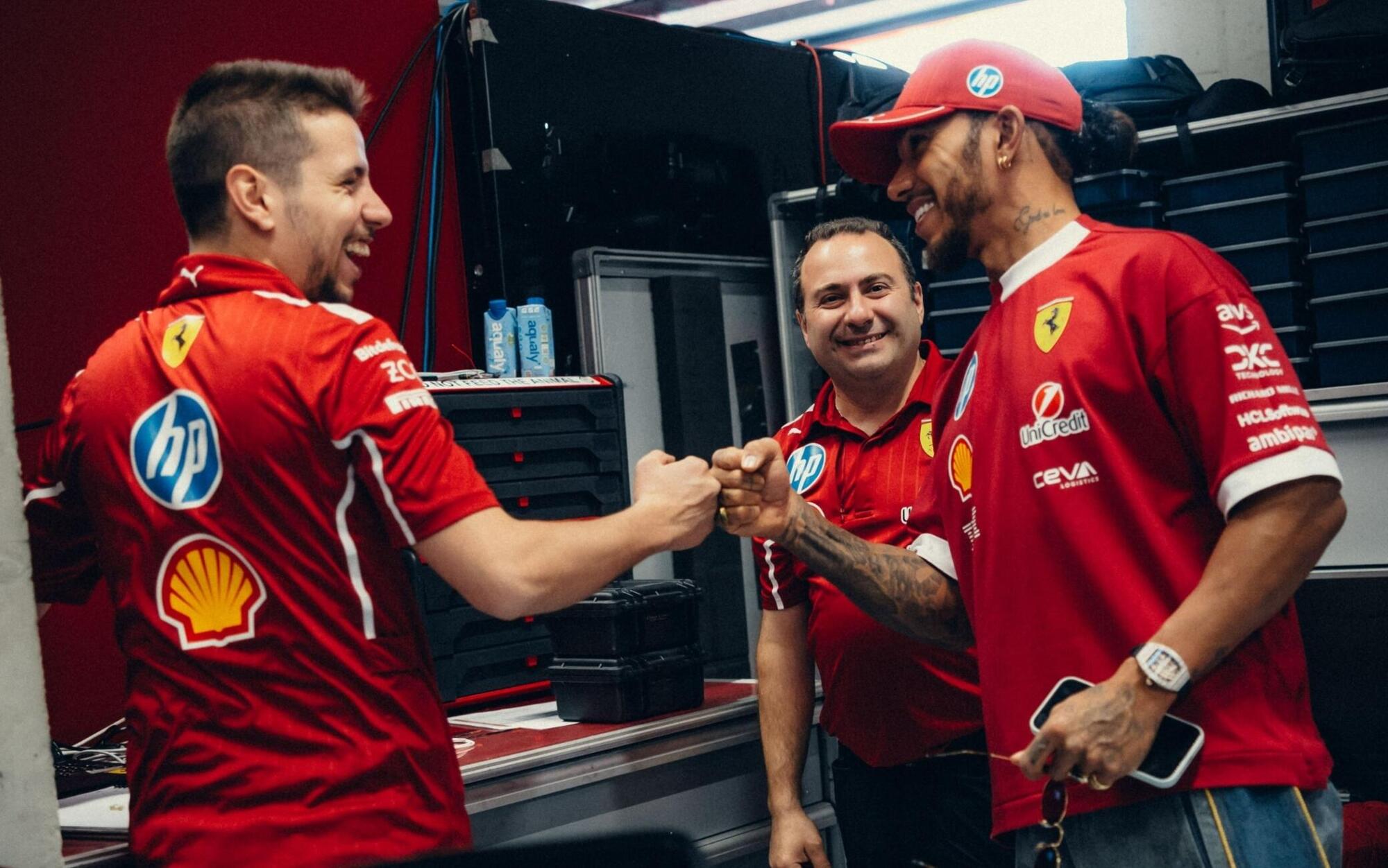 Lewis Hamilton Ferrari Imola