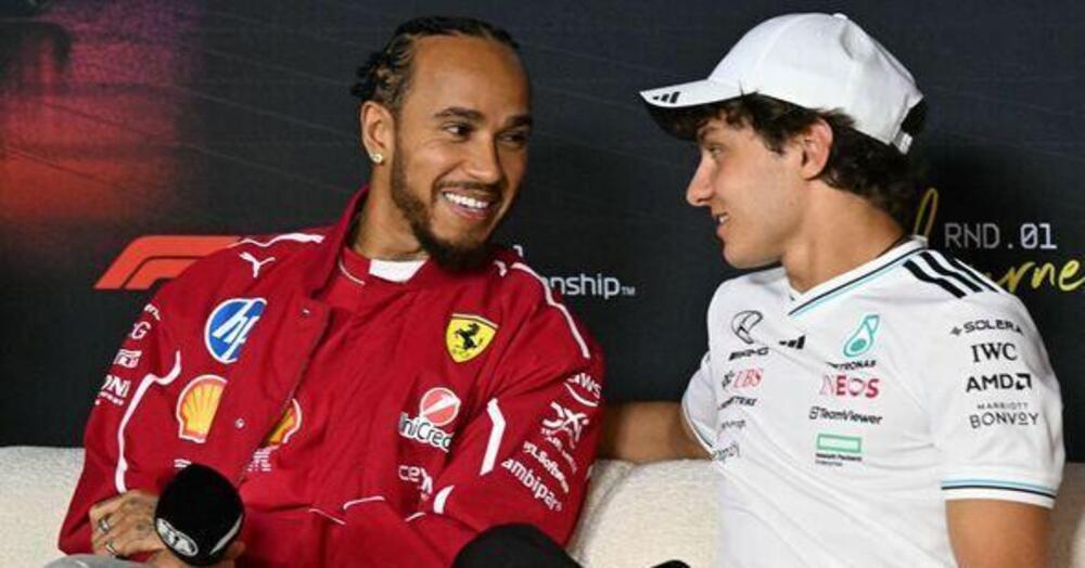 Taniche di lacrime per la lettera che Lewis Hamilton ha lasciato per Kimi Antonelli, che a Imola ha deciso di leggerla