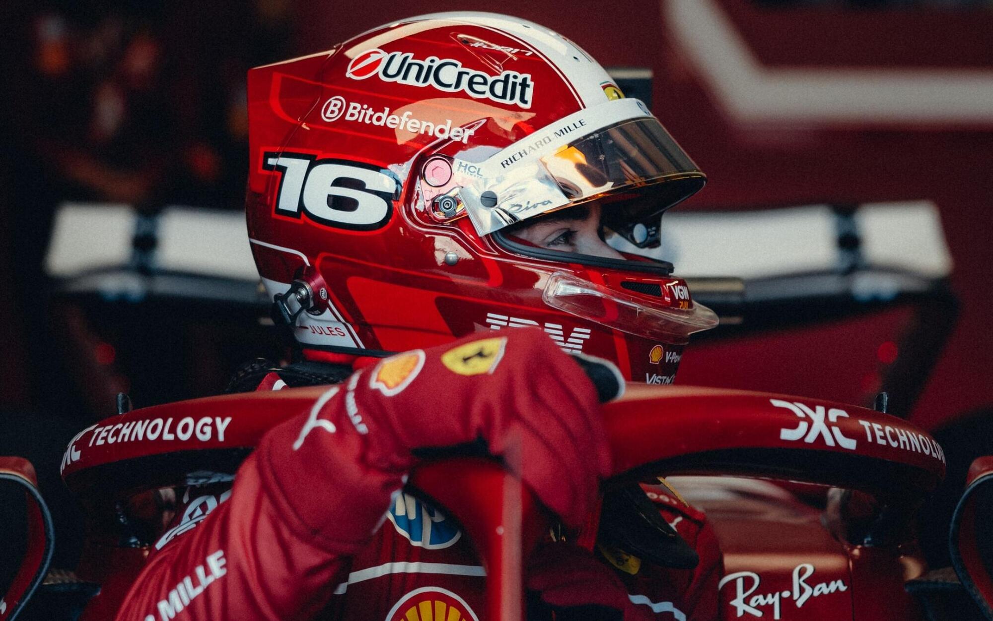 Charles Leclerc Ferrari Imola