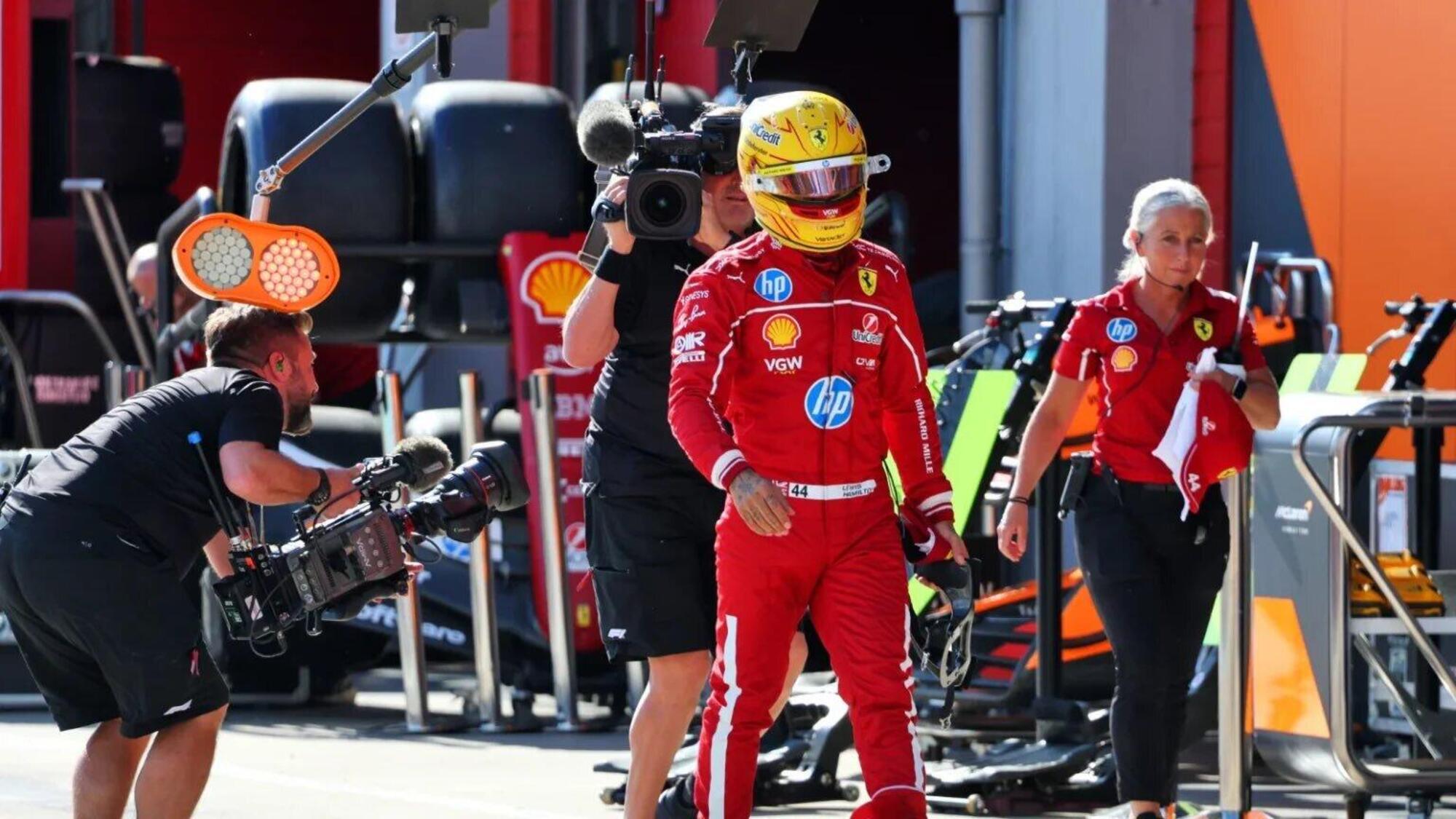 Lewis Hamilton Ferrari Imola