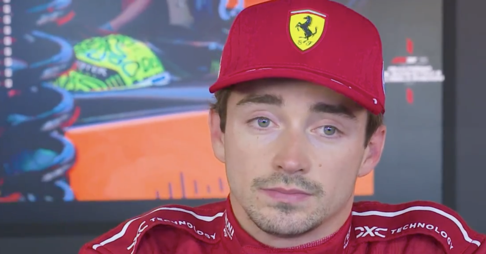 Ferrari, a Imola l&rsquo;immagine del weekend sono le scuse di Charles Leclerc: &ldquo;Inaccettabile&rdquo;. E intanto Max Verstappen avverte Oscar Piastri