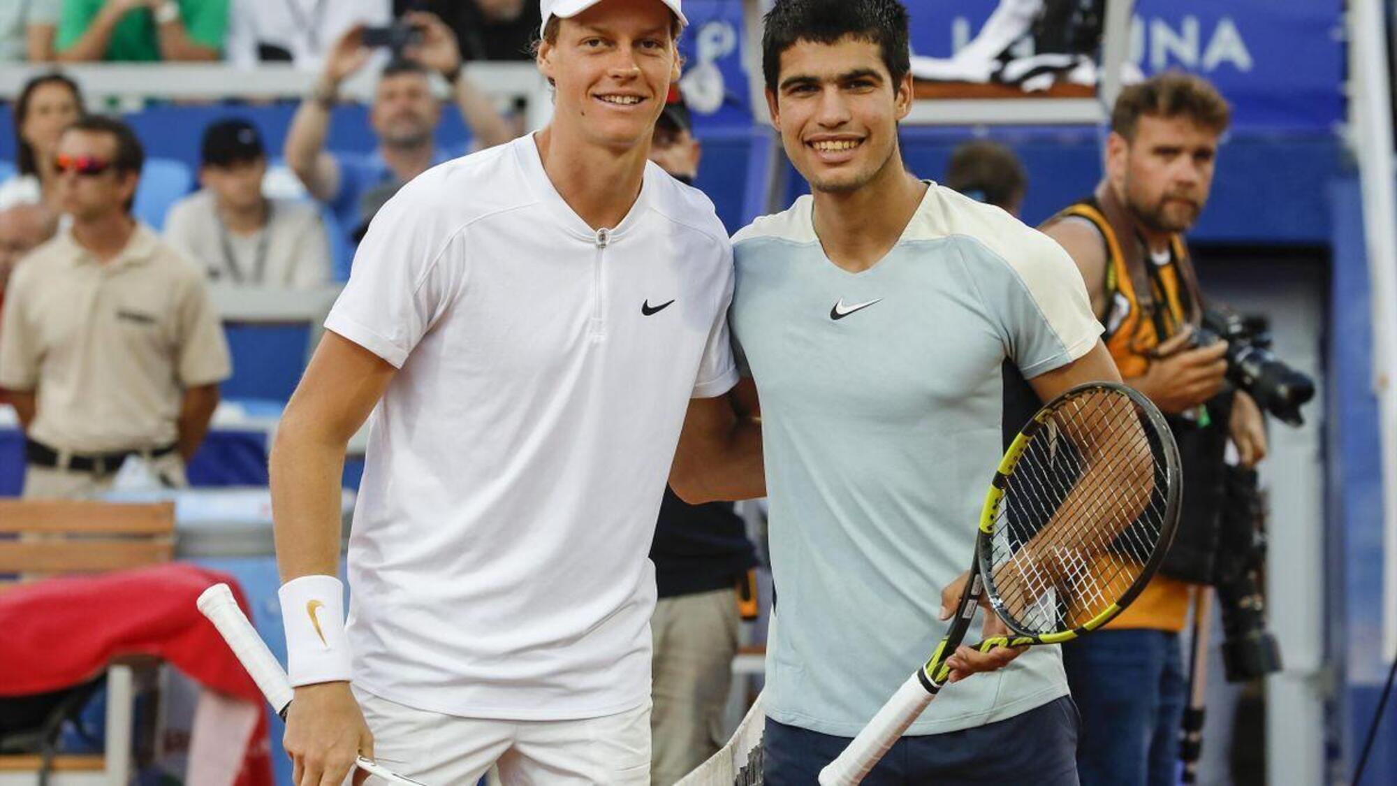 Carlos Alcaraz e Jannik Sinner