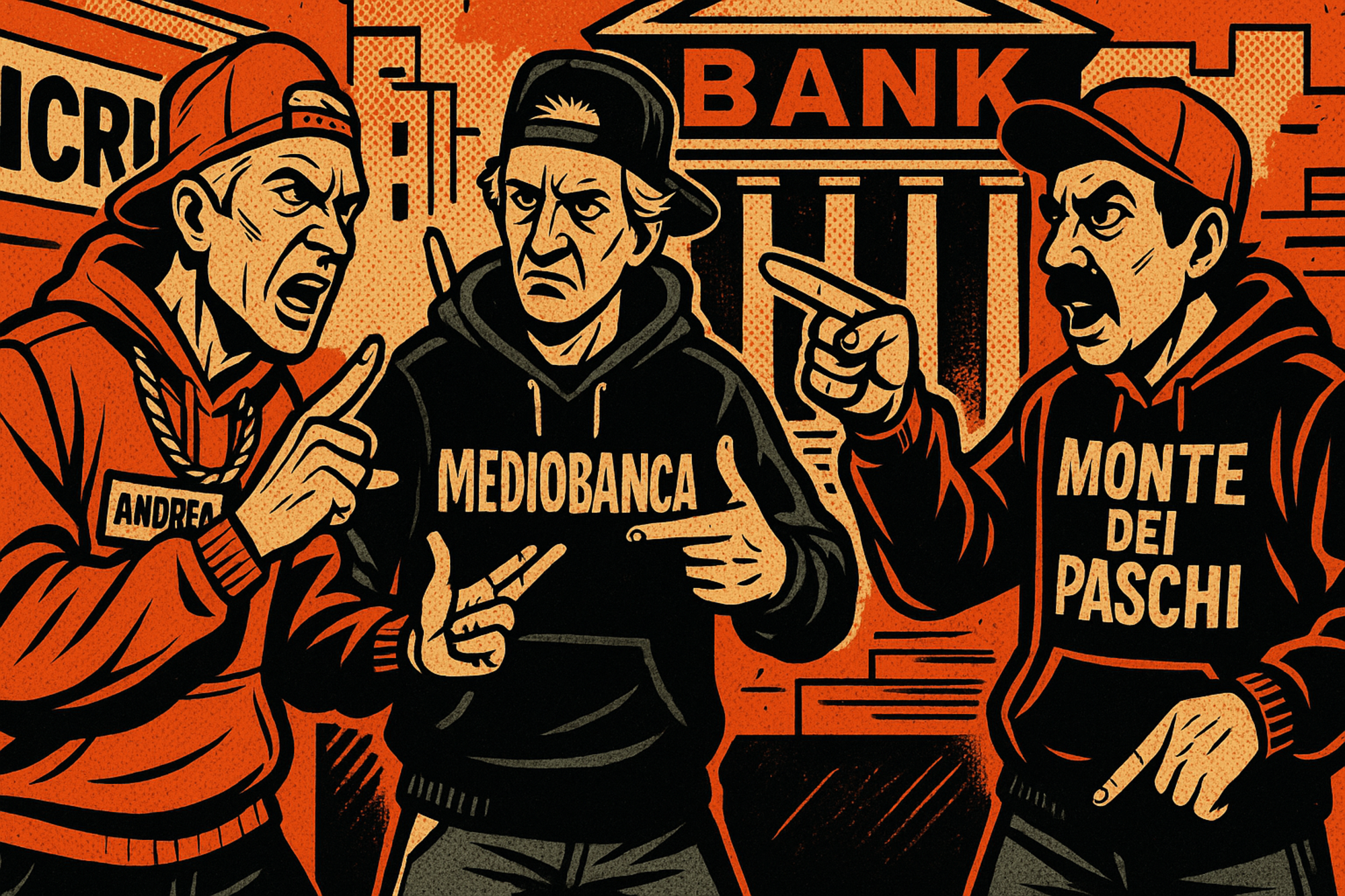 orcel unicredit nagel mediobanca lovaglio monte dei paschi dissing risiko bancario