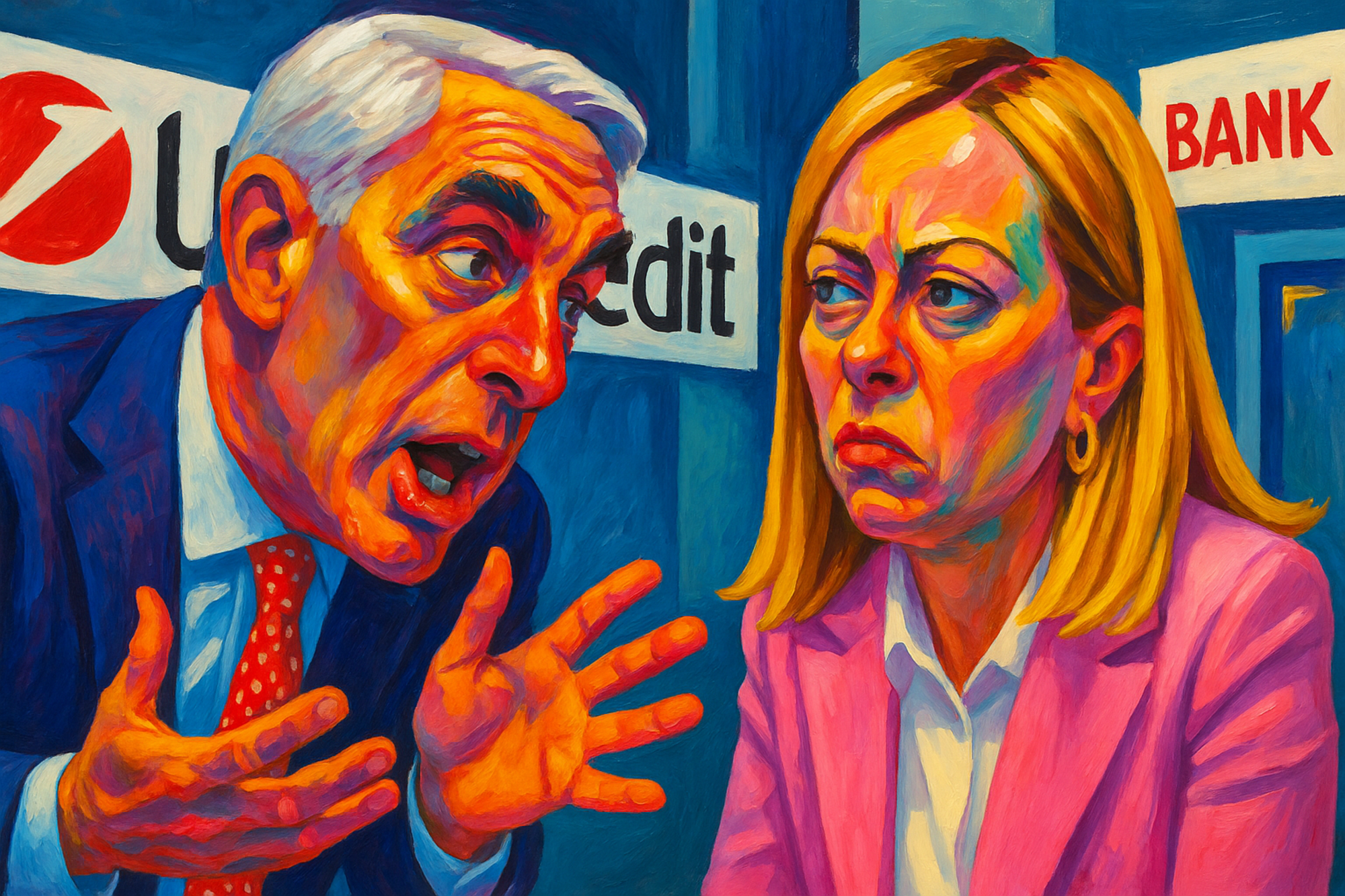 orcel unicredit meloni governo banche risiko