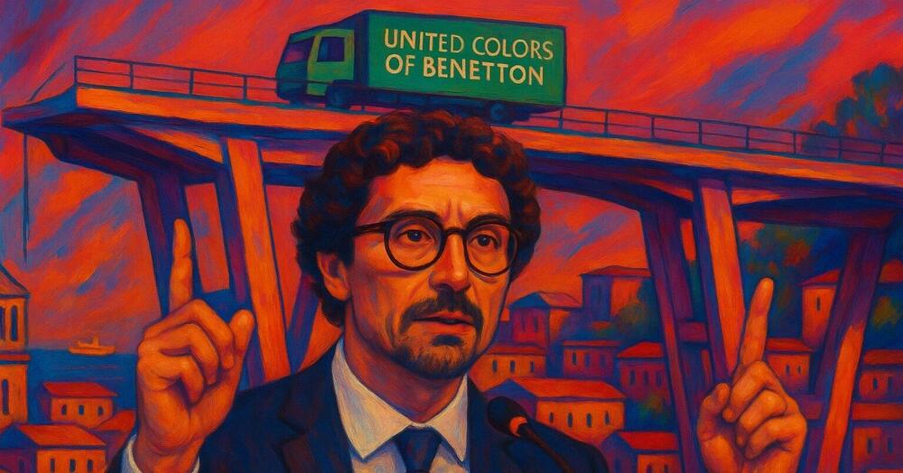 I Benetton hanno tenuto in pugno lo Stato sul crollo del Ponte Morandi? Lo dice ora (che &egrave; tardi) l&rsquo;ex ministro del M5S Toninelli. &ldquo;E l&rsquo;onest&agrave; intellettuale, la pulizia, la trasparenza?&rdquo;, attacca Mario Giordano (La Verit&agrave;)