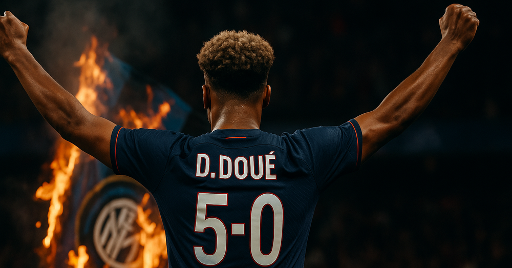 5 a 0! Troppo Psg per un&rsquo;Inter umiliata mai scesa in campo. Champions che vola a Parigi senza mai aver nemmeno sfiorato Milano 