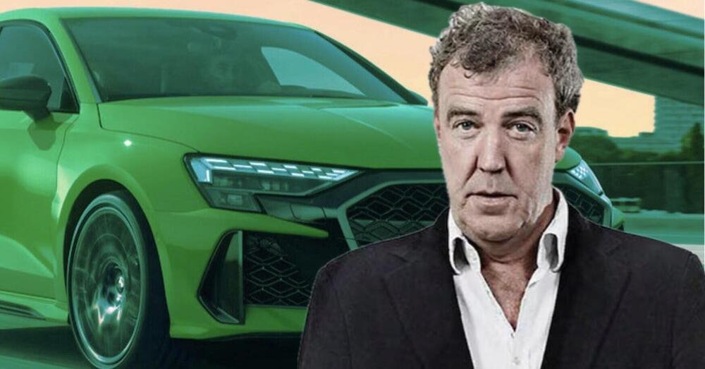 Jeremy Clarkson prova l&rsquo;Audi Rs 3: &ldquo;Vivace come un cucciolo&rdquo;. Leggera? &ldquo;S&igrave;, ecco perch&eacute;&rdquo;. E sul prezzo&hellip;