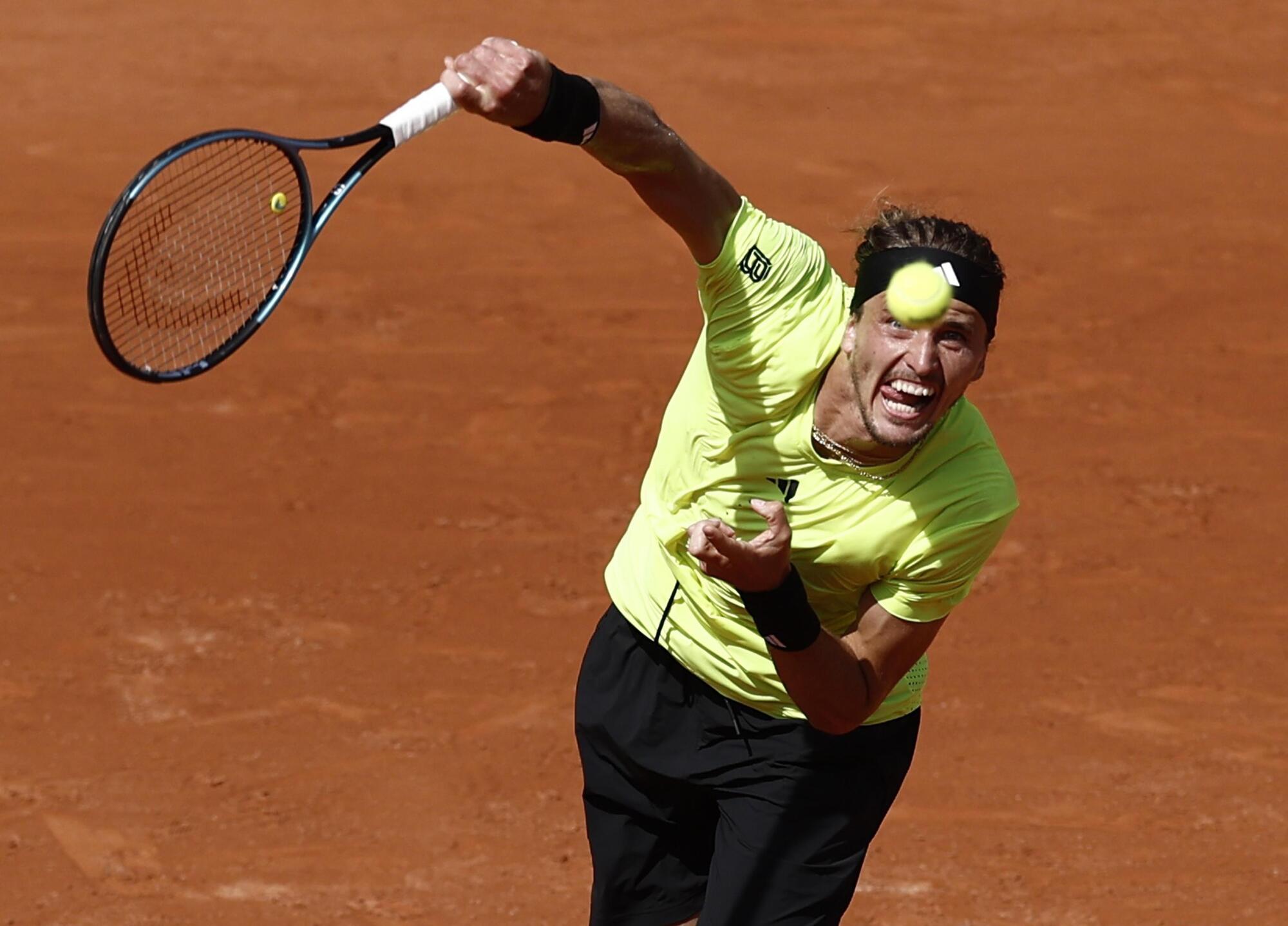 Sascha Zverev al Roland Garros