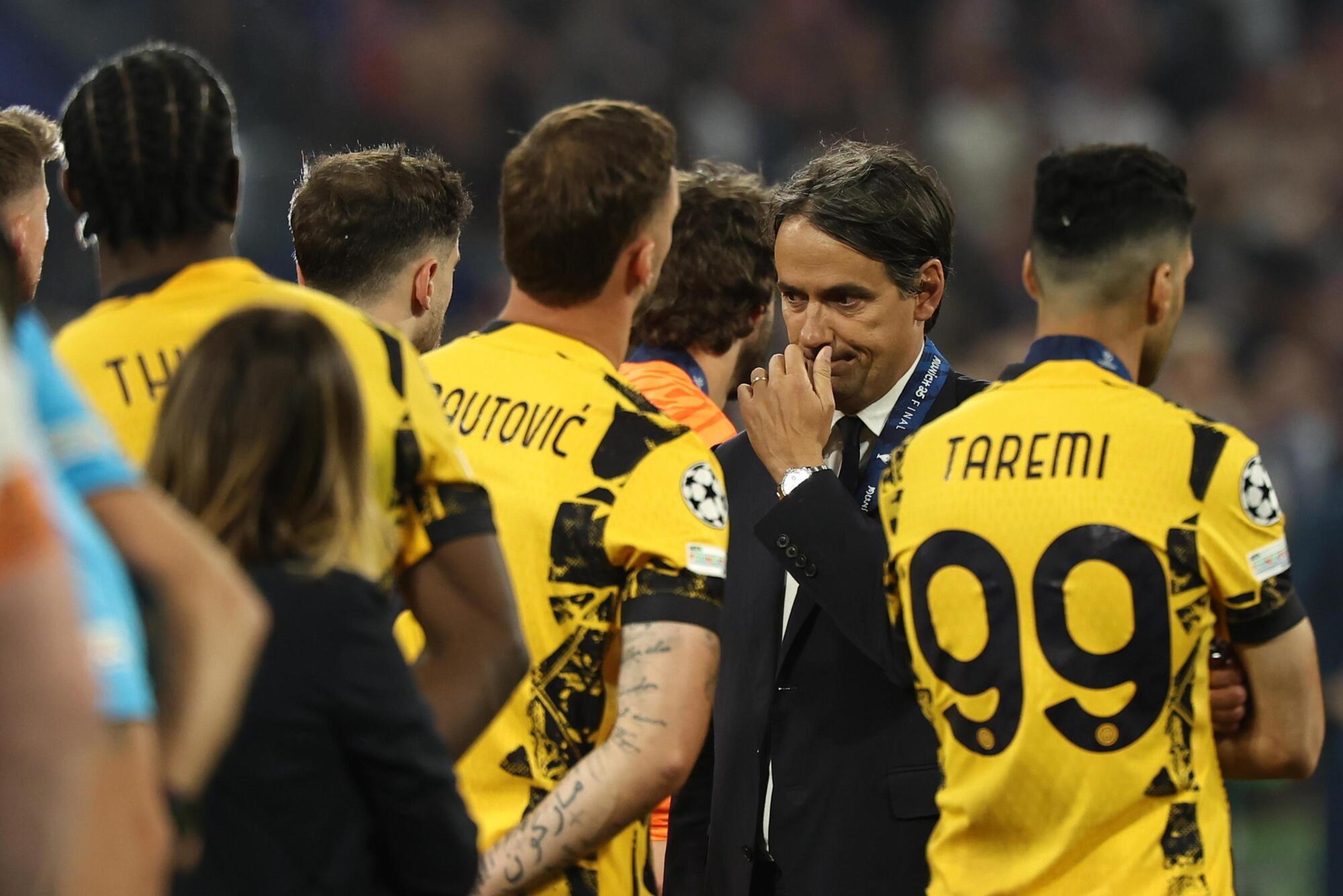 Simone Inzaghi in finale di Champions