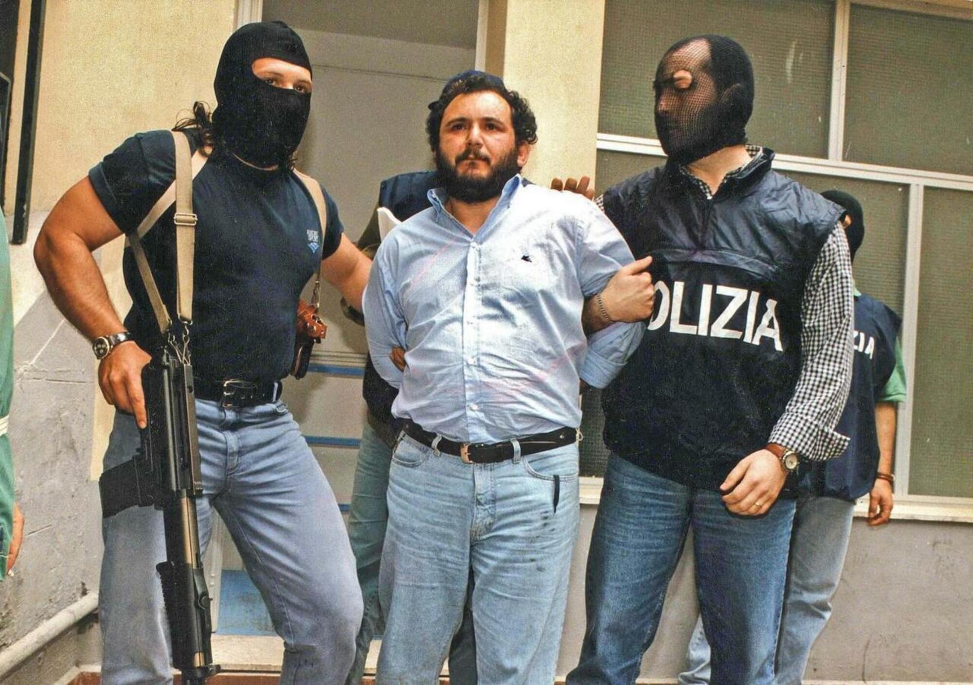 Giovanni Brusca il giorno dell'arresto