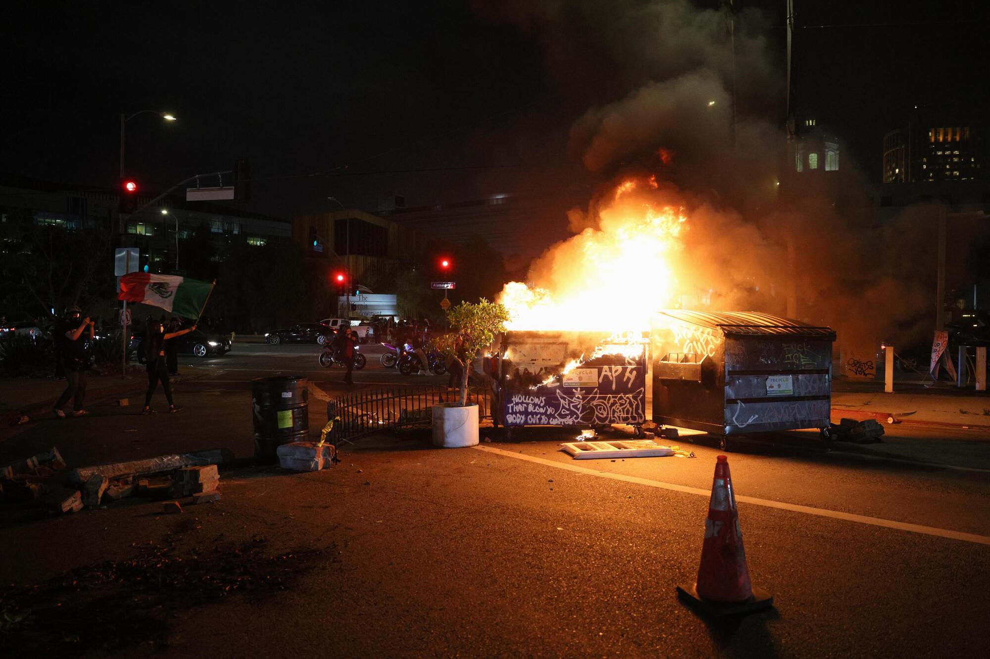 proteste los angeles Ansa