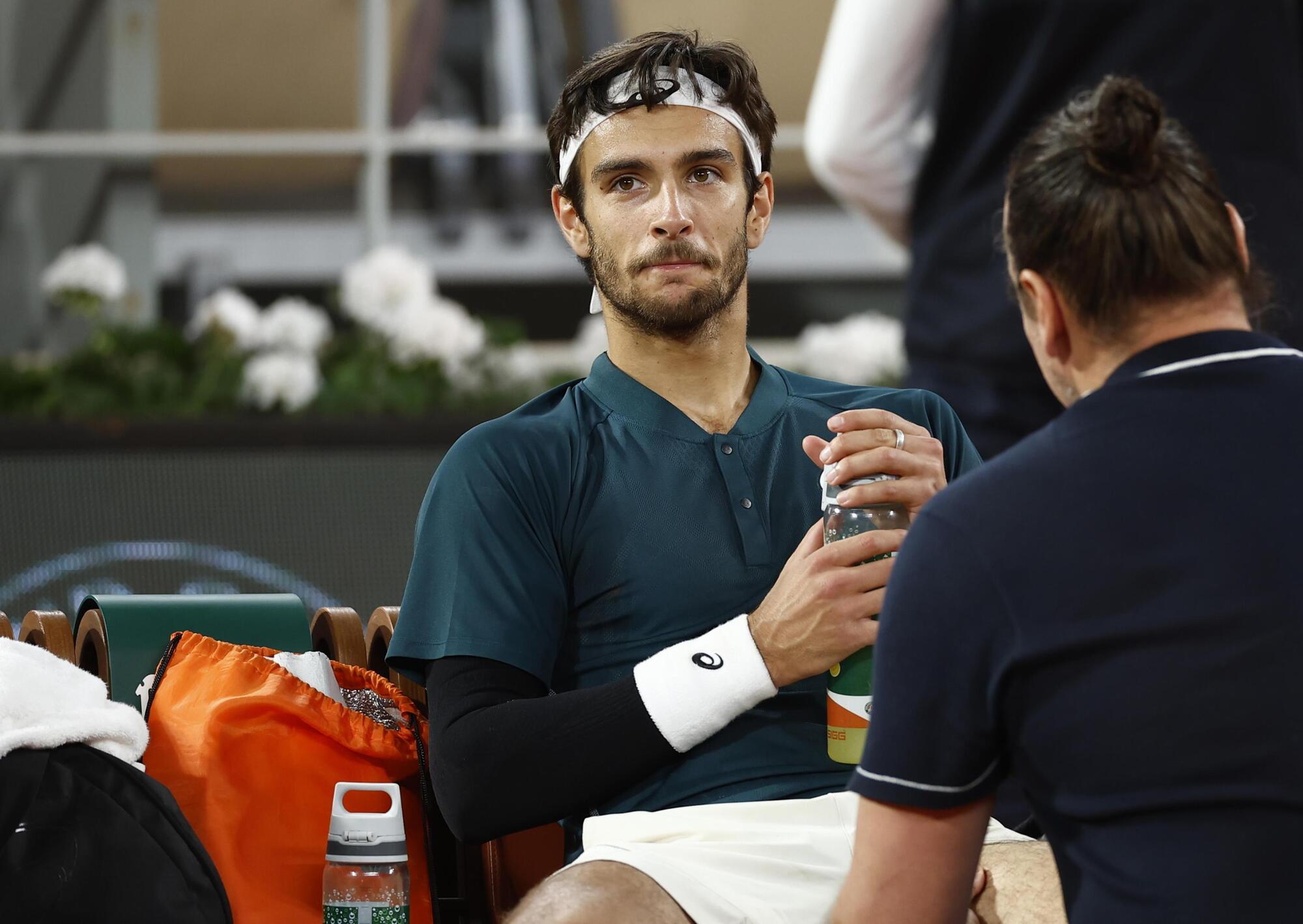 Lorenzo Musetti al Roland Garros
