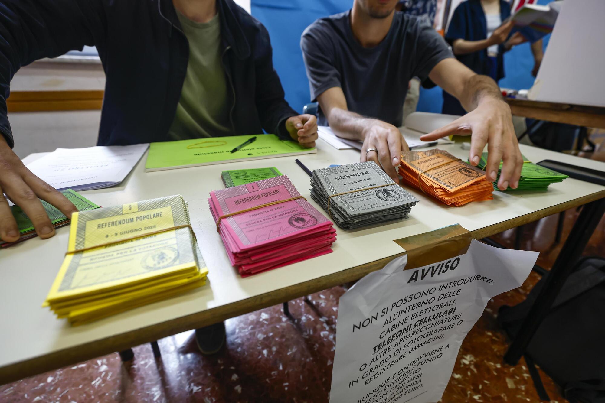 Il referendum dell'8 e 9 giugno non raggiunge il quorum